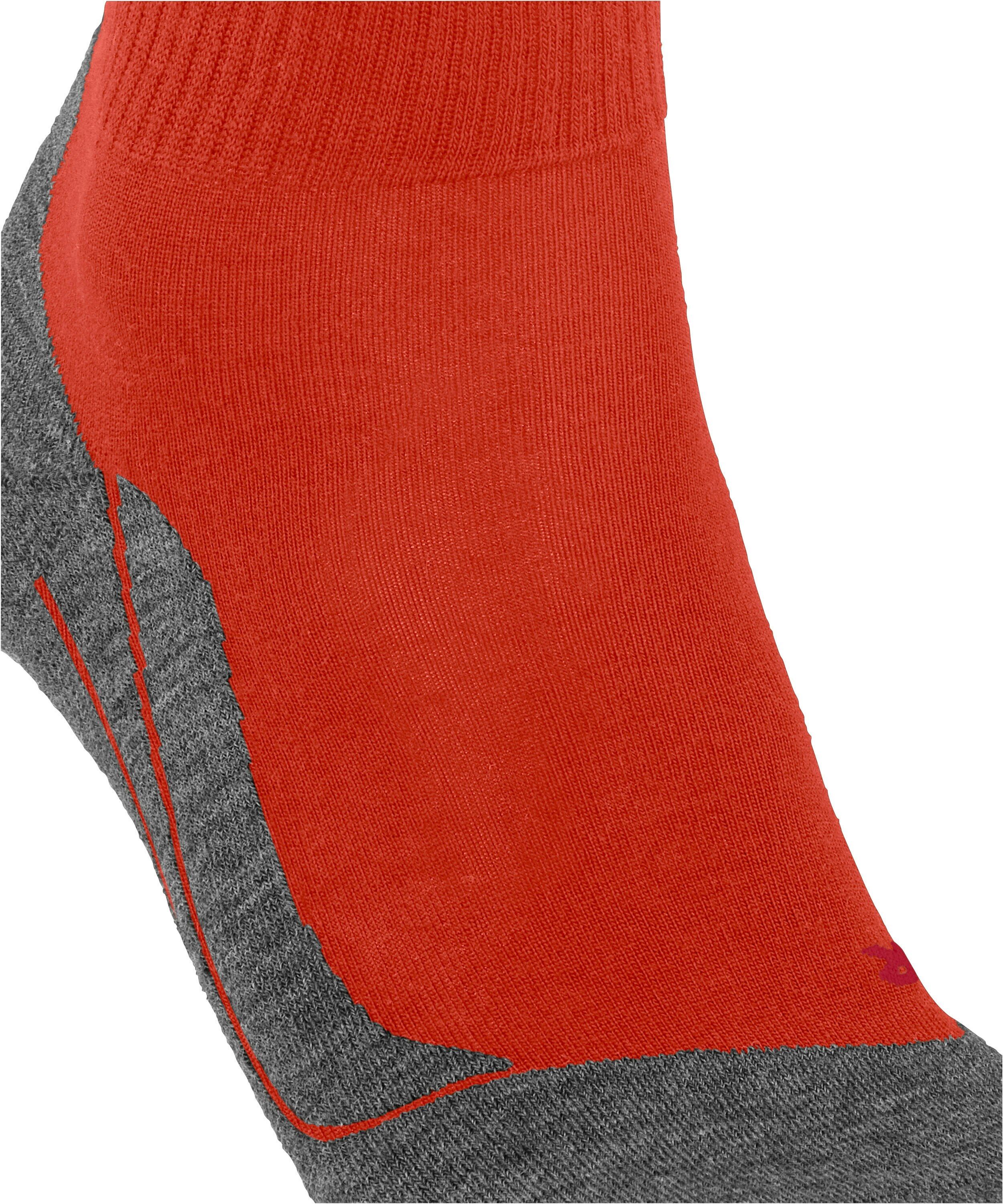 FALKE TK5 Wander Wool Short heren trekking sokken kort, oranje (samba orange)