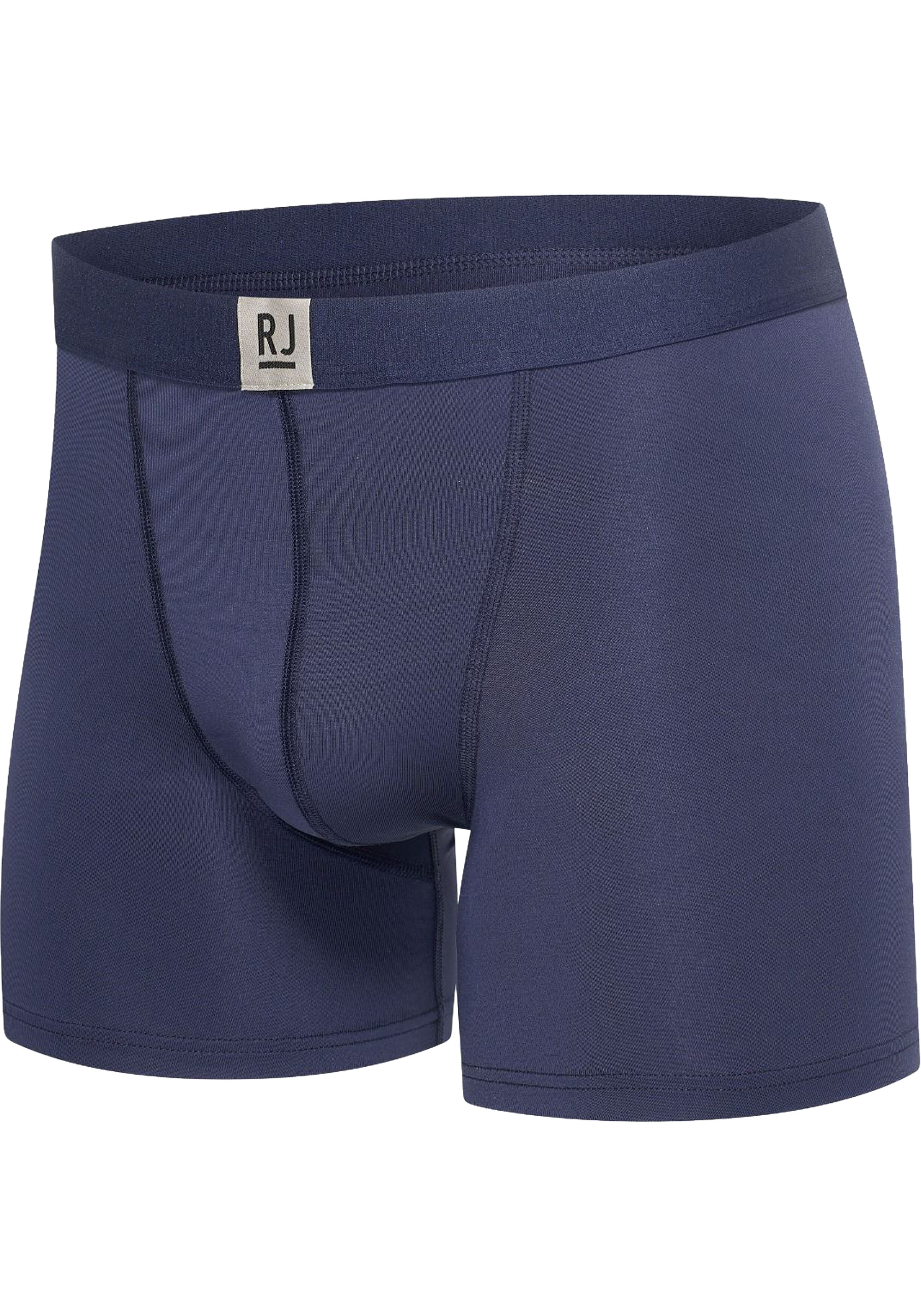 RJ Bodywear Pure Color boxershort (1-pack), boxer lang, microfiber, donkerblauw