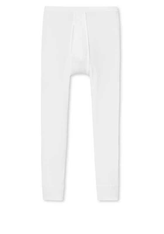 SCHIESSER Original Doppelripp lange onderbroek (1-pack), heren onderbroek 3/4-lengte met opening wit SCHIESSER Original Doppelripp lange onderbroek (1-pack), heren onderbroek 3/4-lengte met opening wit