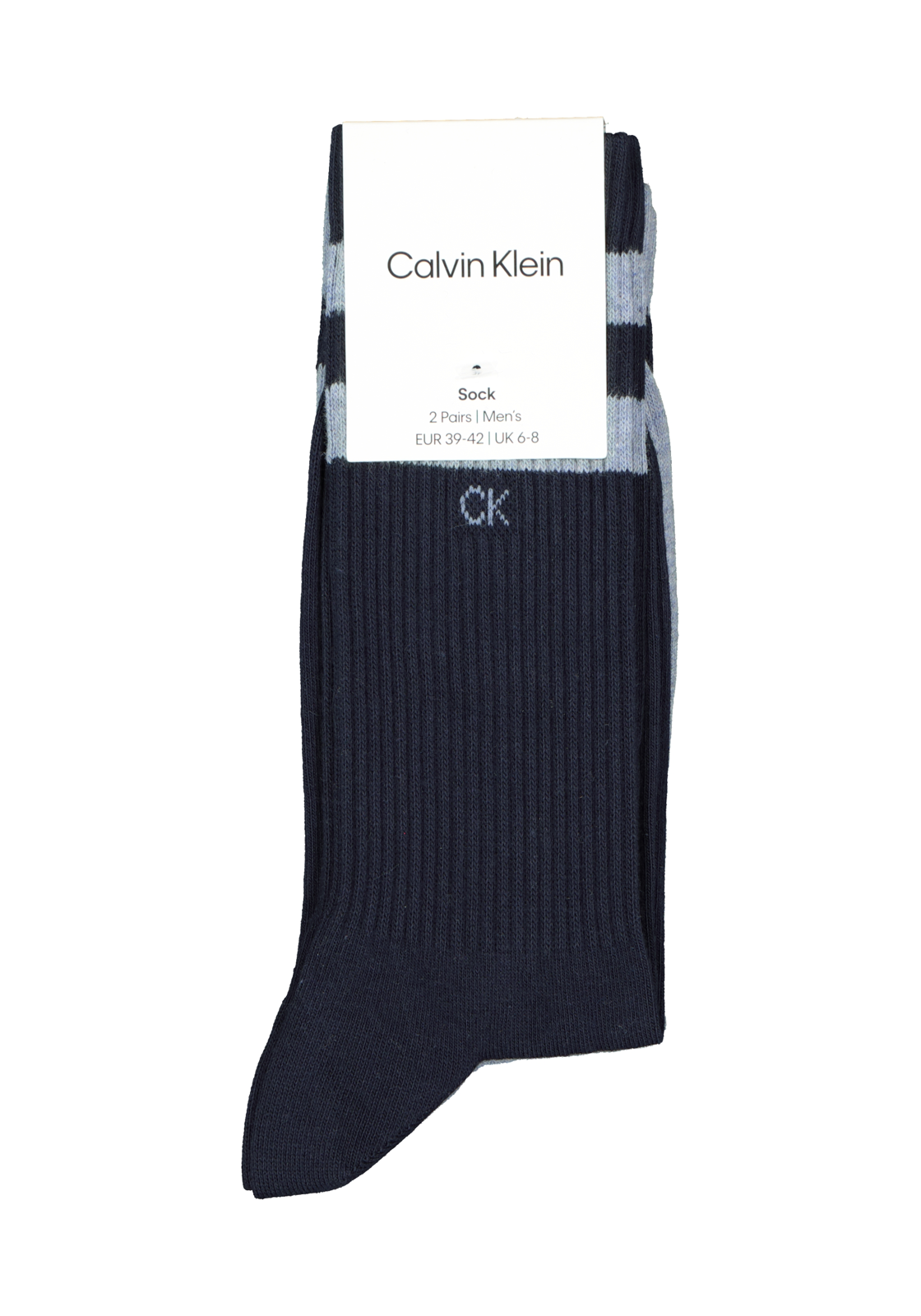 6-8720245218832_ck_sok_2p_HR Calvin Klein herensokken Maurice (2-pack), licht- en donkerblauw