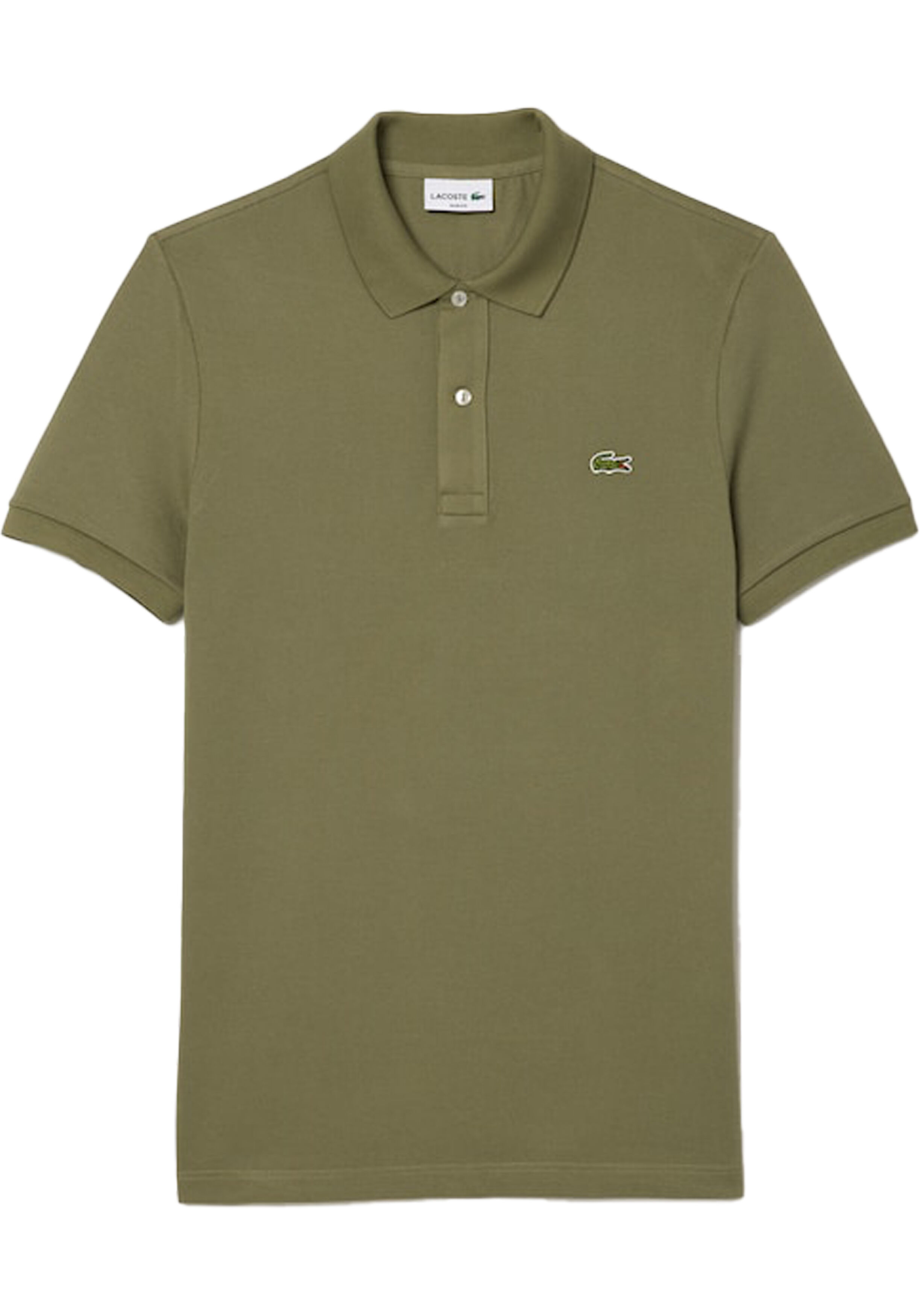 Lacoste Slim Fit polo, kaki groen