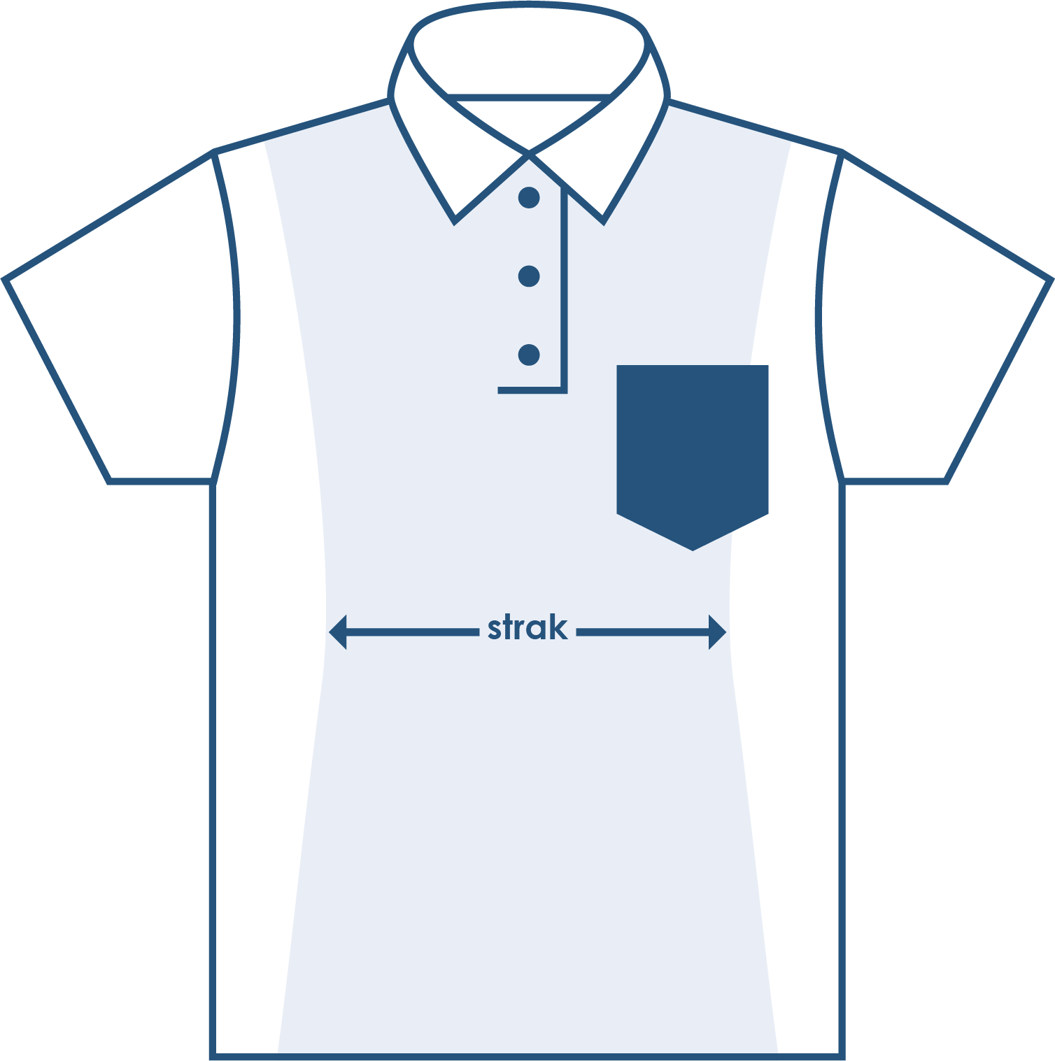 Pasvorm poloshirt korte mouw strak Pasvorm poloshirt korte mouw strak