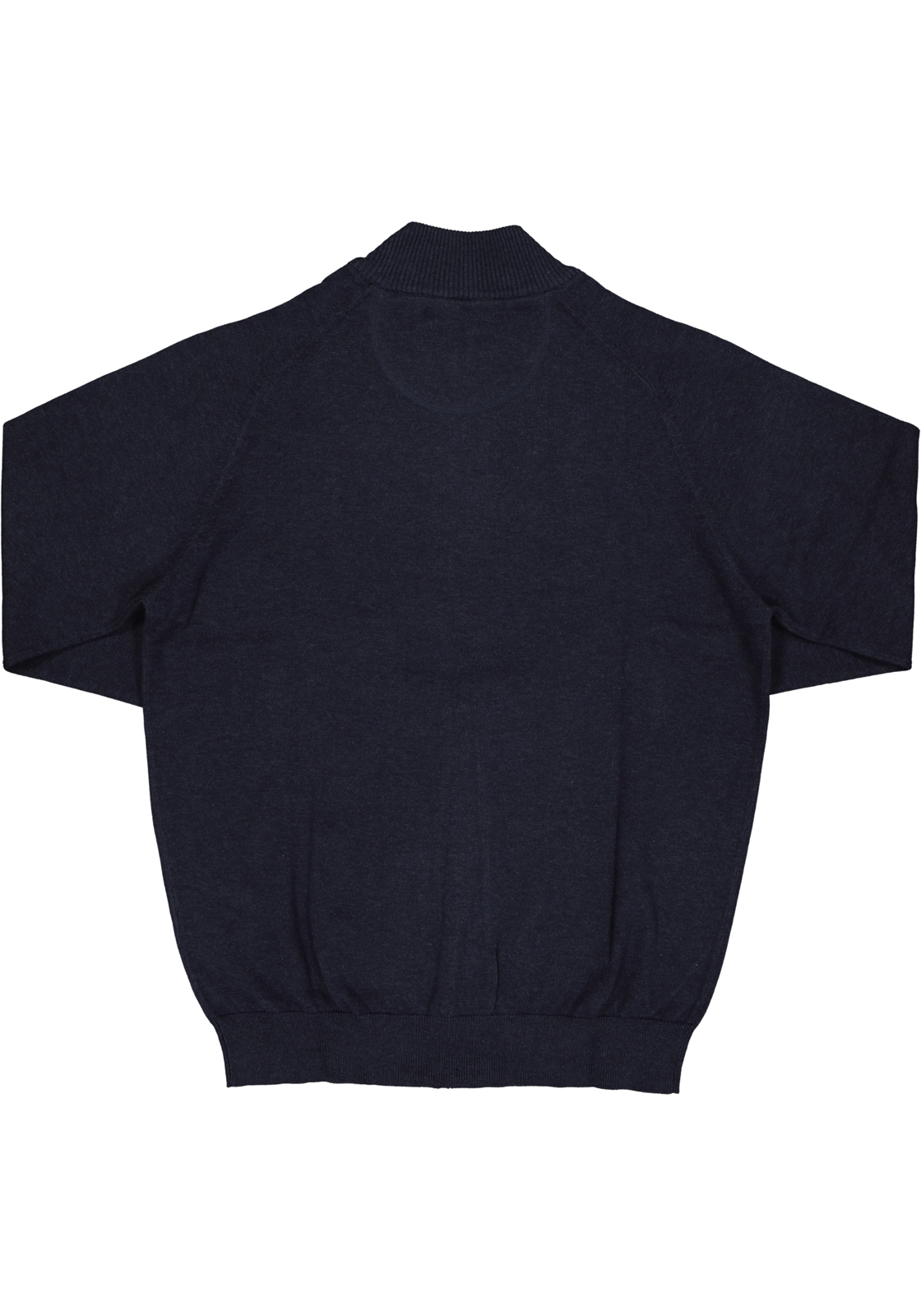 3-4060031196673_Trui_HR CASA MODA heren vest katoen, met rits, marine blauw