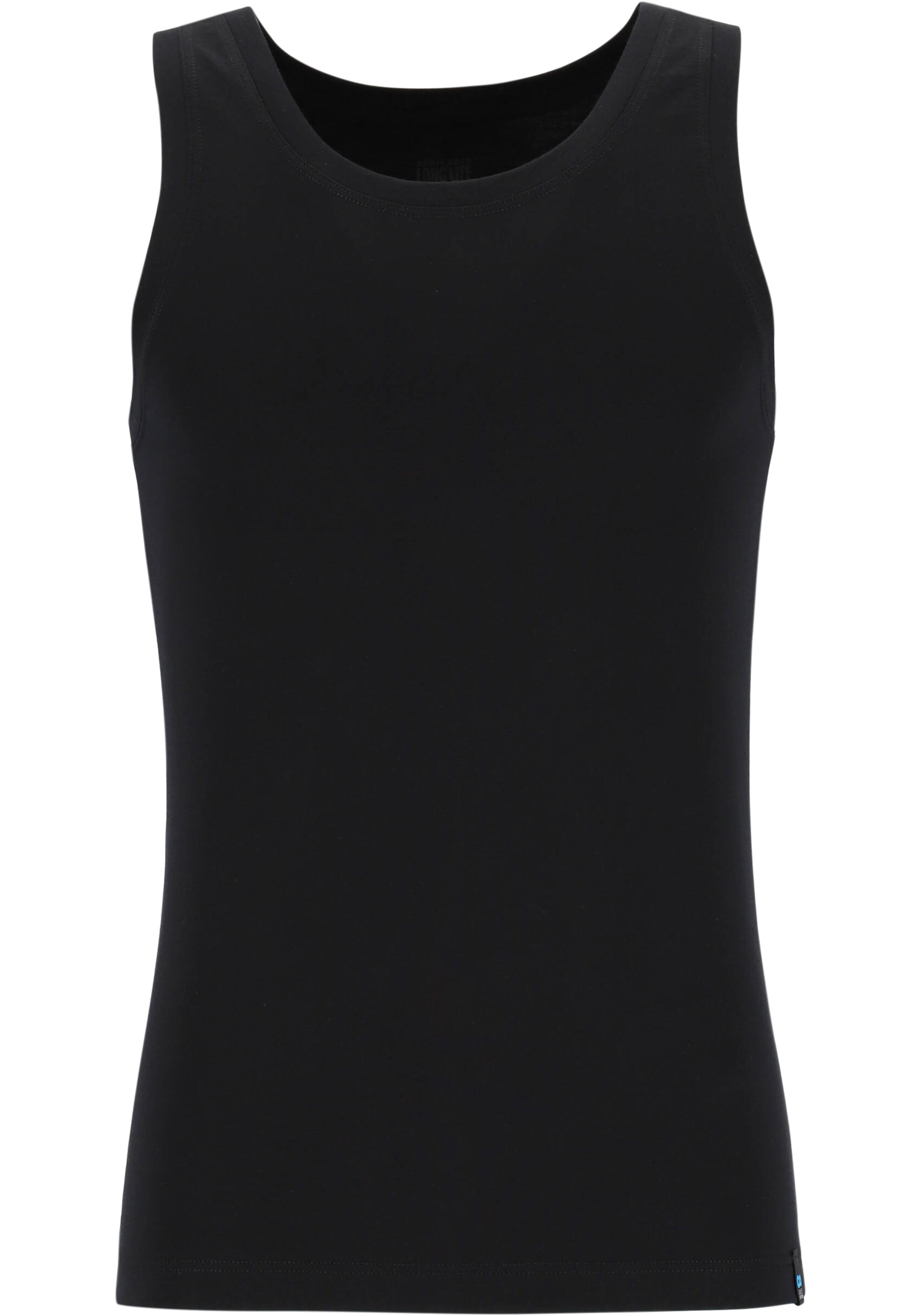 SCHIESSER Long Life Cotton singlet (1-pack), zwart