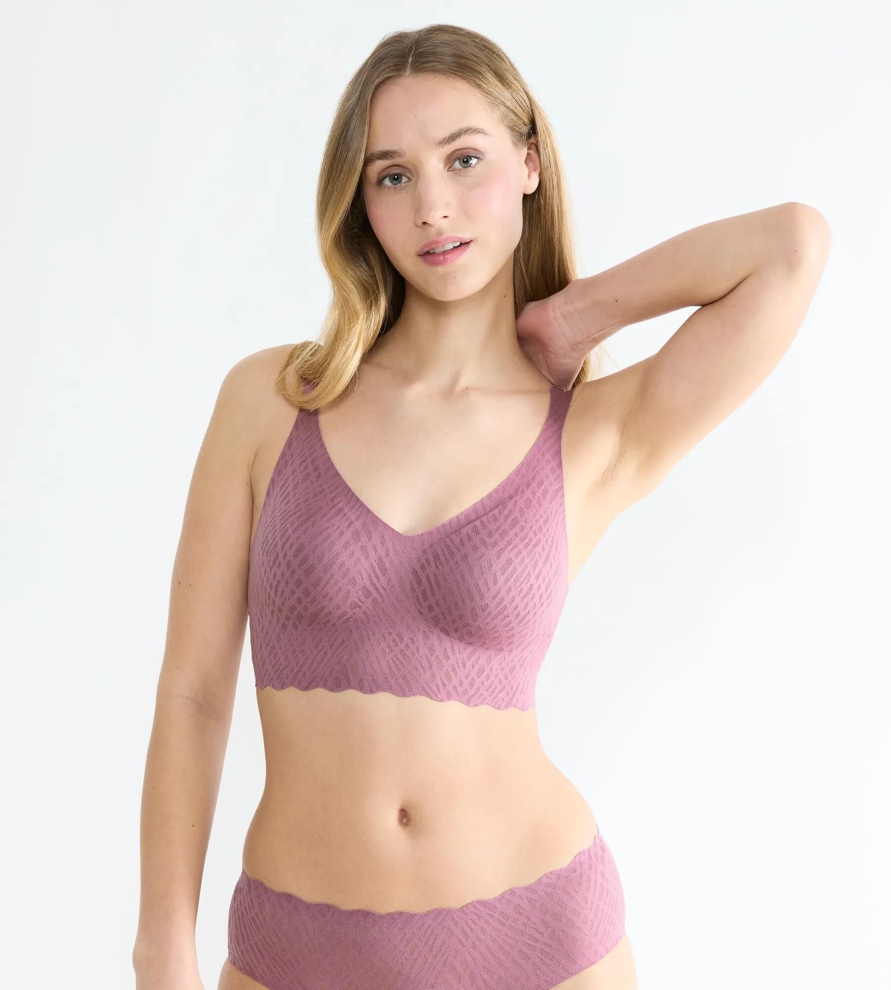 Sloggi Women ZERO Feel Bliss Bralette, bralette, mauve paars