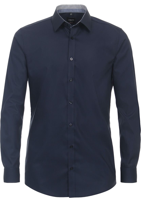 VENTI body fit overhemd, mouwlengte 72 cm, popeline, blauw VENTI body fit overhemd, mouwlengte 72 cm, popeline, blauw