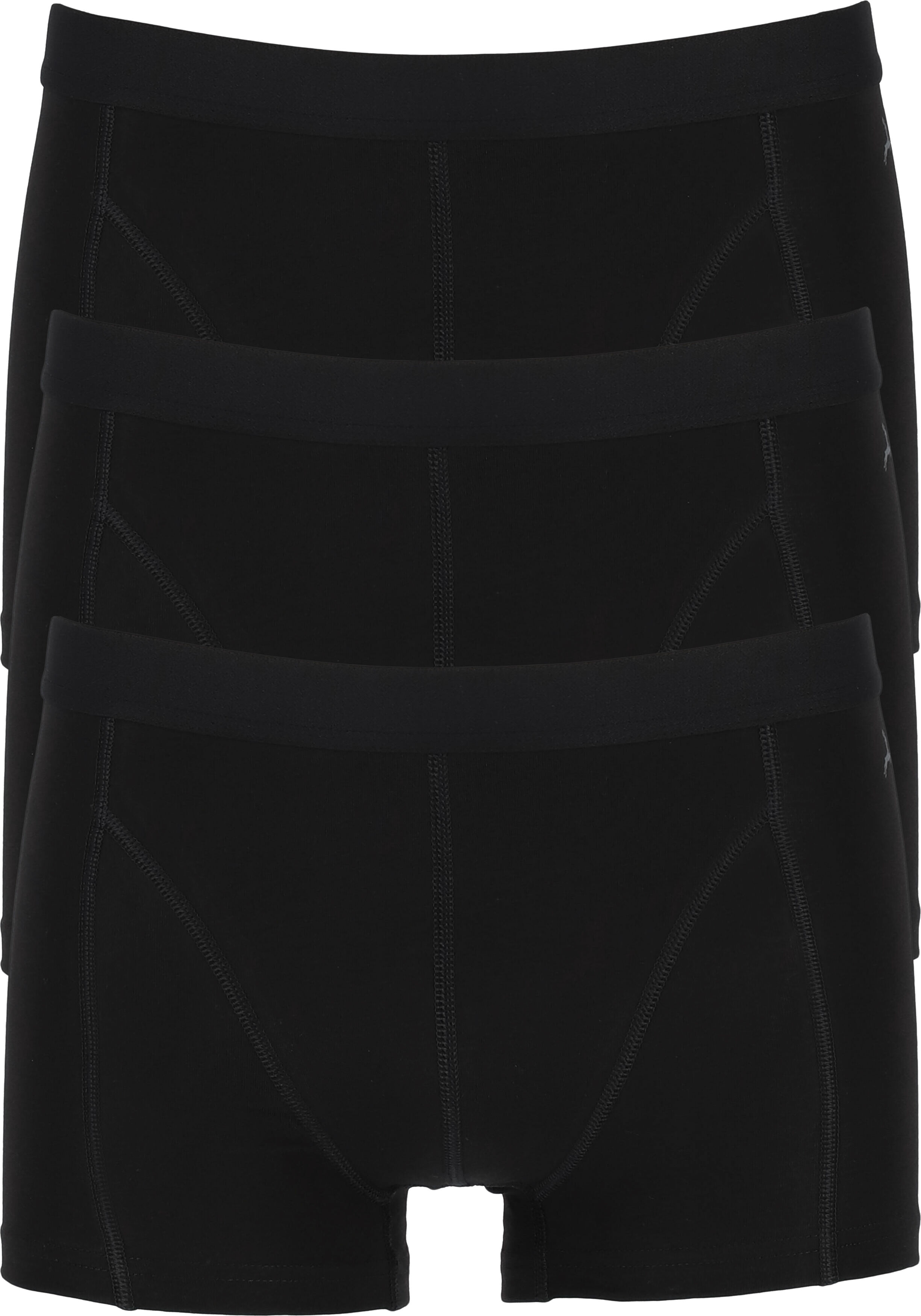 TEN CATE Basics men shorty (3-pack), heren boxer kort, zwart