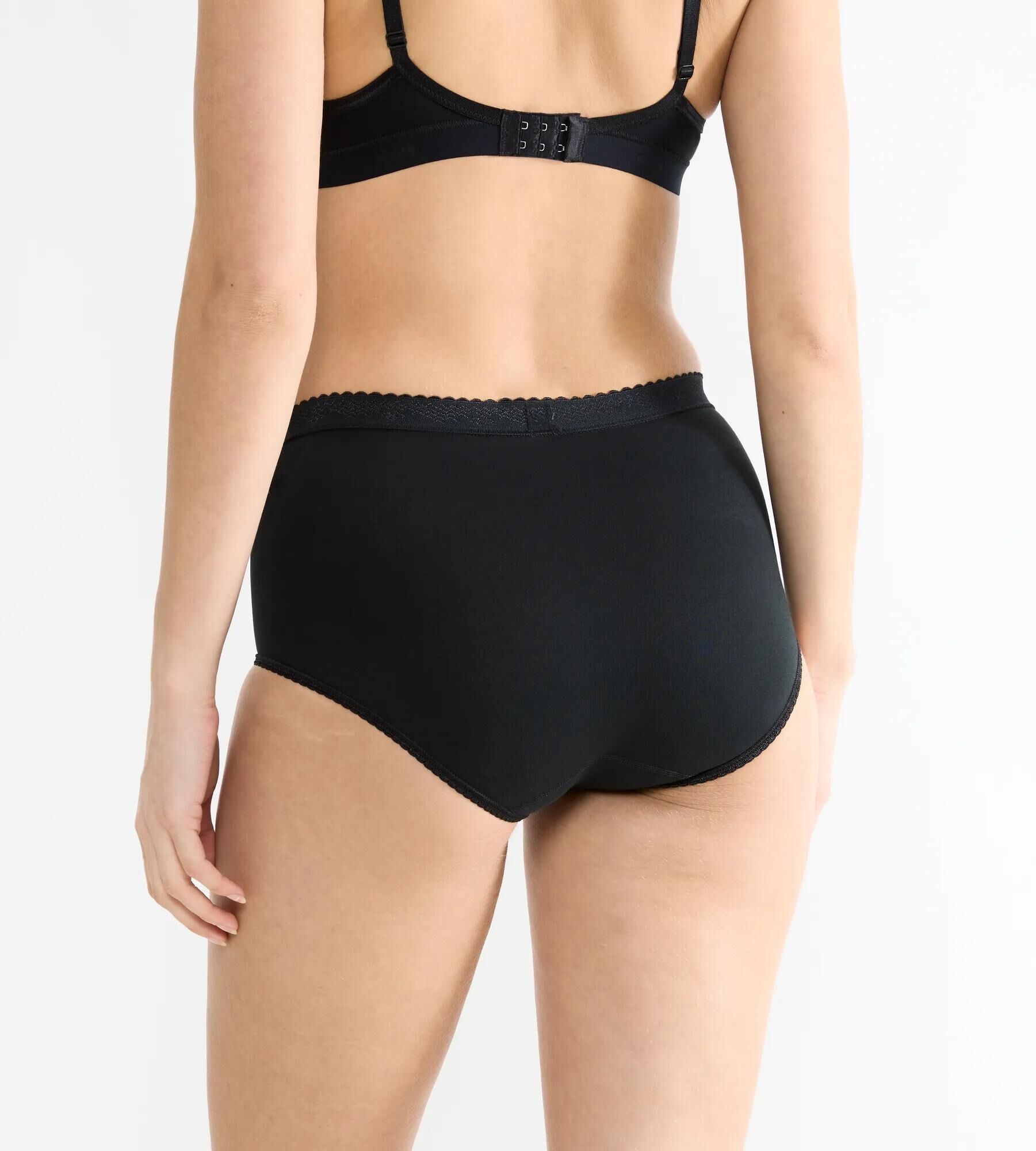 Sloggi Women Control Maxi (2-pack), dames slip, zwart