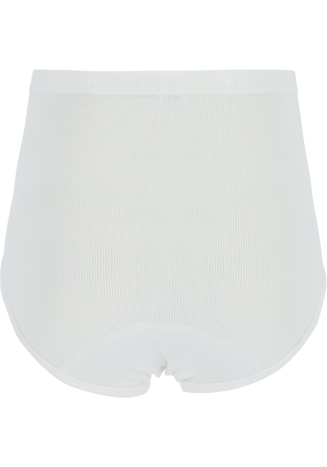 2-4007060125236-schiesser-SCHIESSER_005046100_BX_wit_4fotos_met_extras_HR SCHIESSER Original Classics hoge slip (1-pack), Doppelripp met gulp, wit