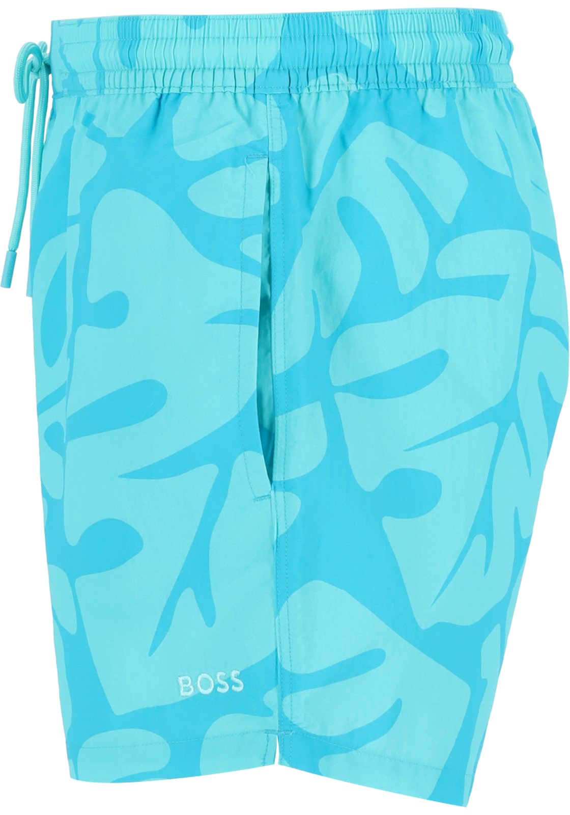 03-4063541045103-Hugo_Boss-HB_ZB_turquoise__50515729442_4fotos_HR HUGO BOSS Bari swim shorts, heren zwembroek, turquoise dessin