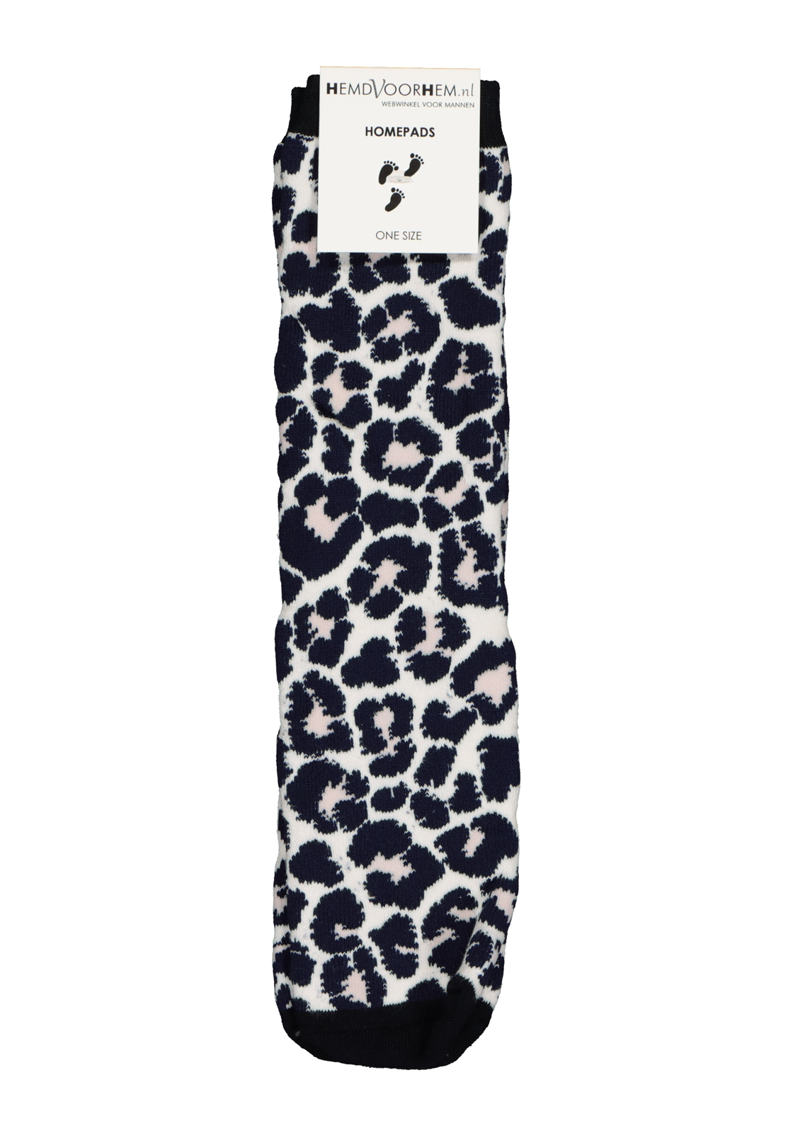 3-7141267851219_dames_sloffen_HR Homepads damessokken huissokken met anti-slip, panter roze met blauw