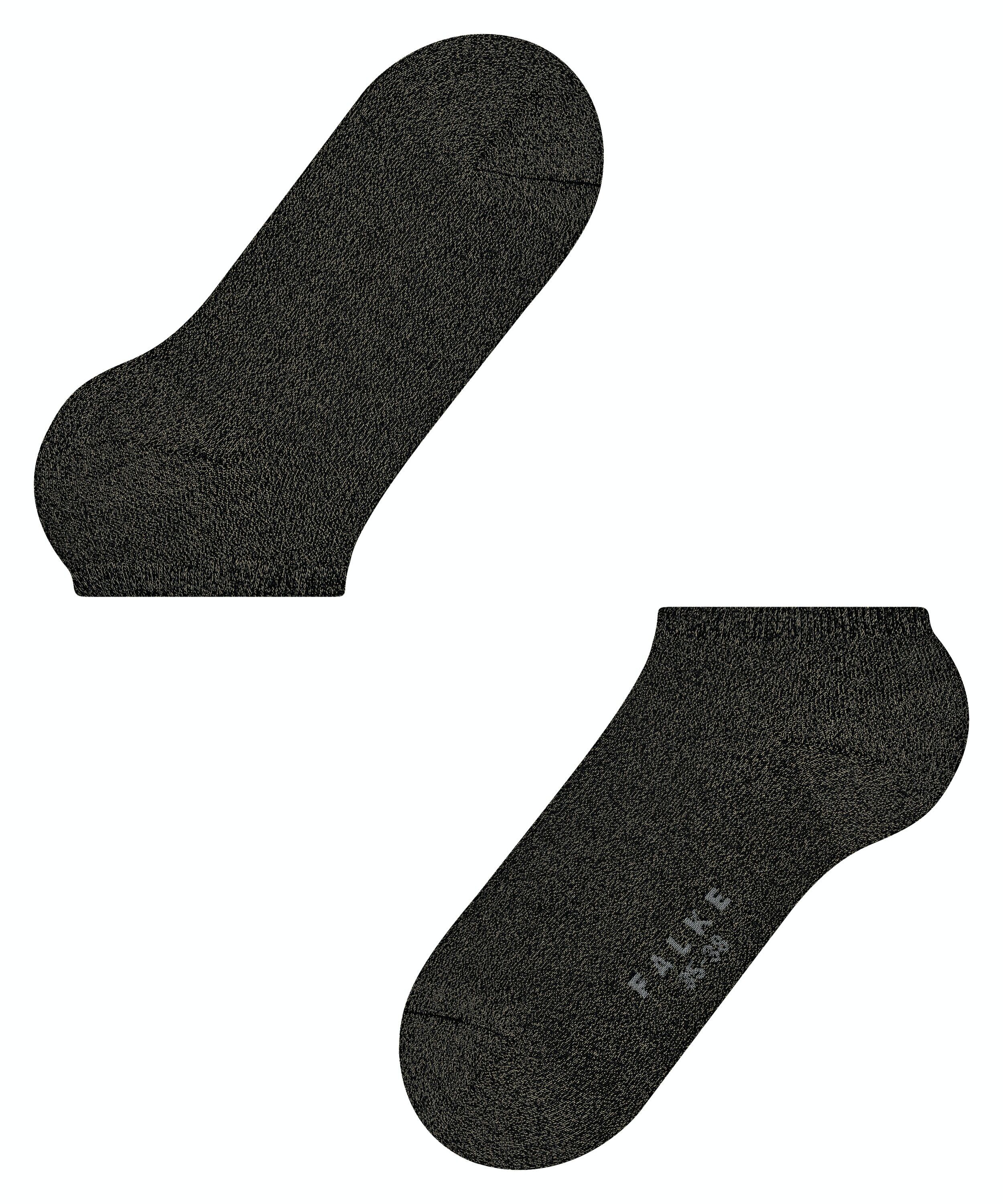 FALKE Shiny dames sneakersokken, zwart (black)