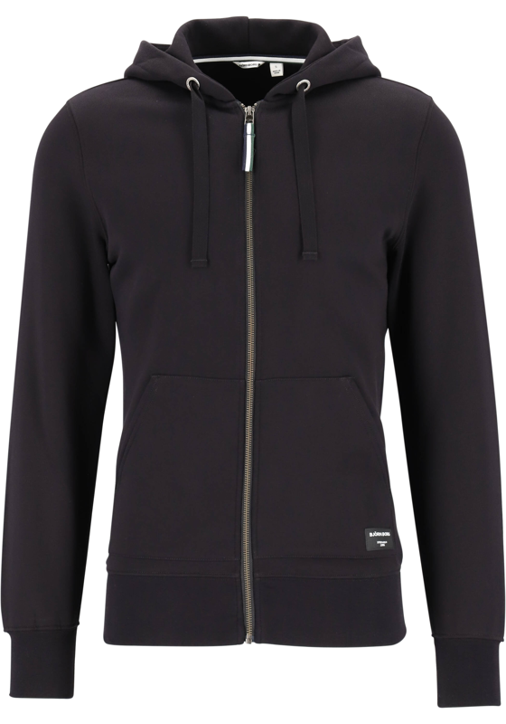 Bjorn Borg hoodie jacket, heren sweatvest dik, zwart Bjorn Borg hoodie jacket, heren sweatvest dik, zwart
