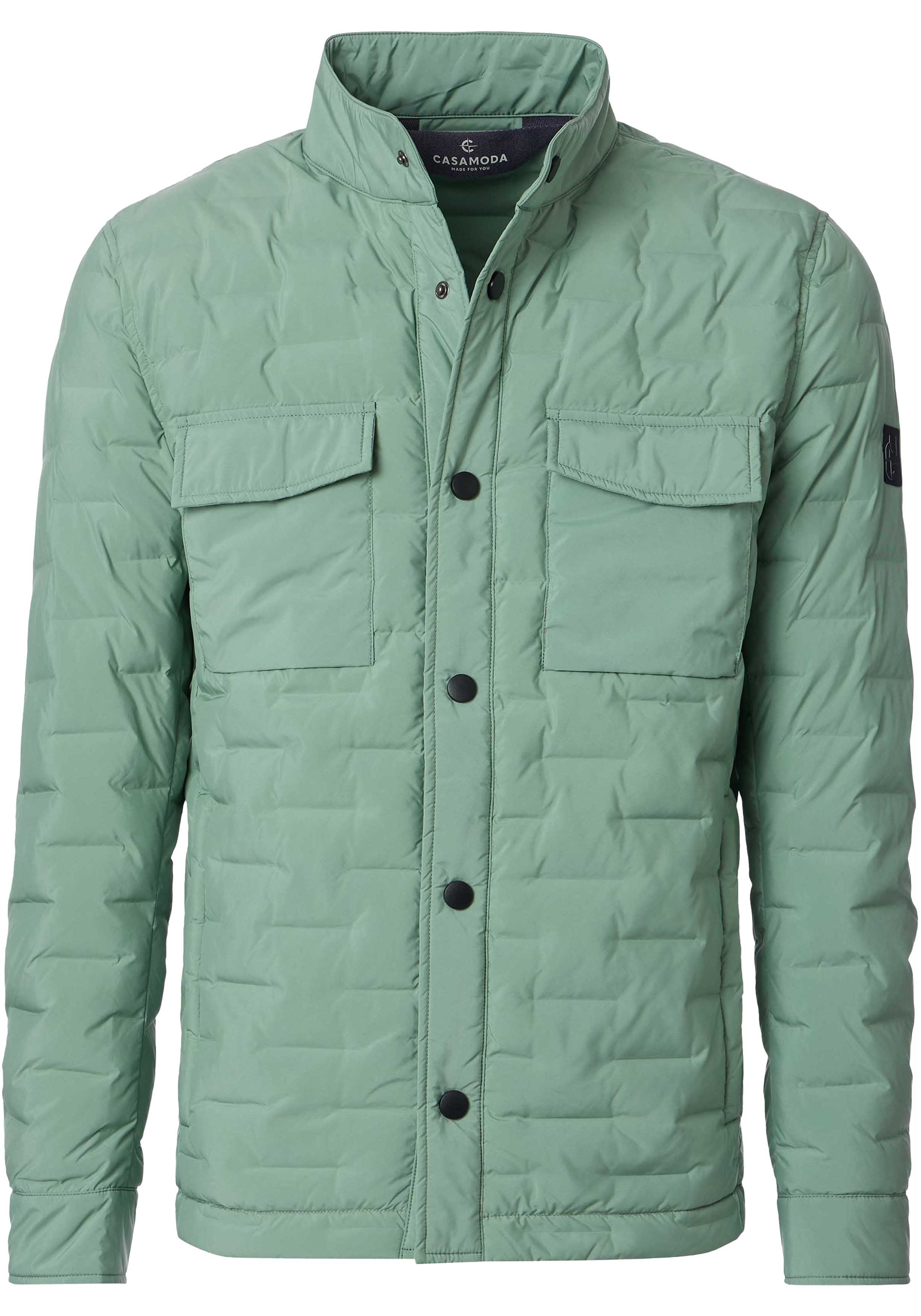 CASA MODA comfort fit tussenjas, groen, donkerblauw