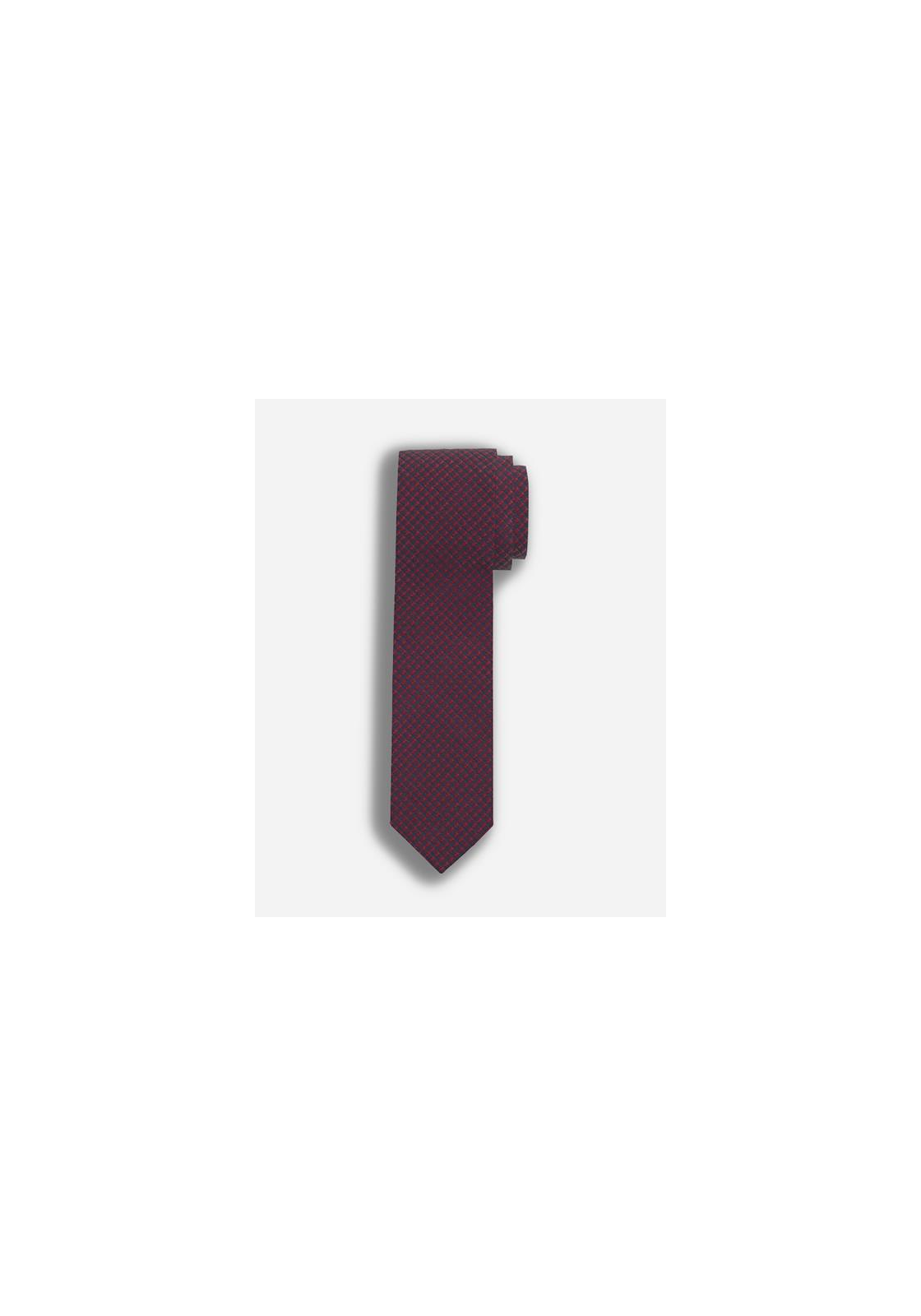 2-4066425274620-olymp-accessoire_HR OLYMP smalle stropdas, rood dessin
