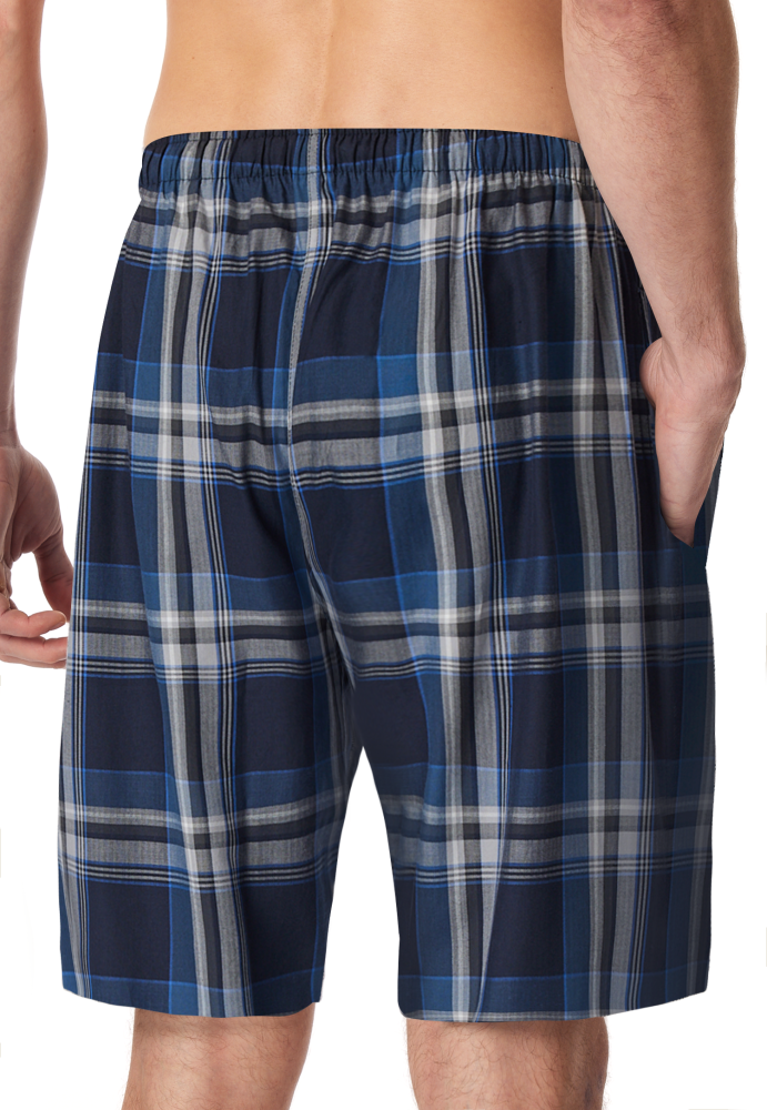 SCHIESSER Mix + Relax Short, heren korte pyjama- of loungebroek, multicolour geruit