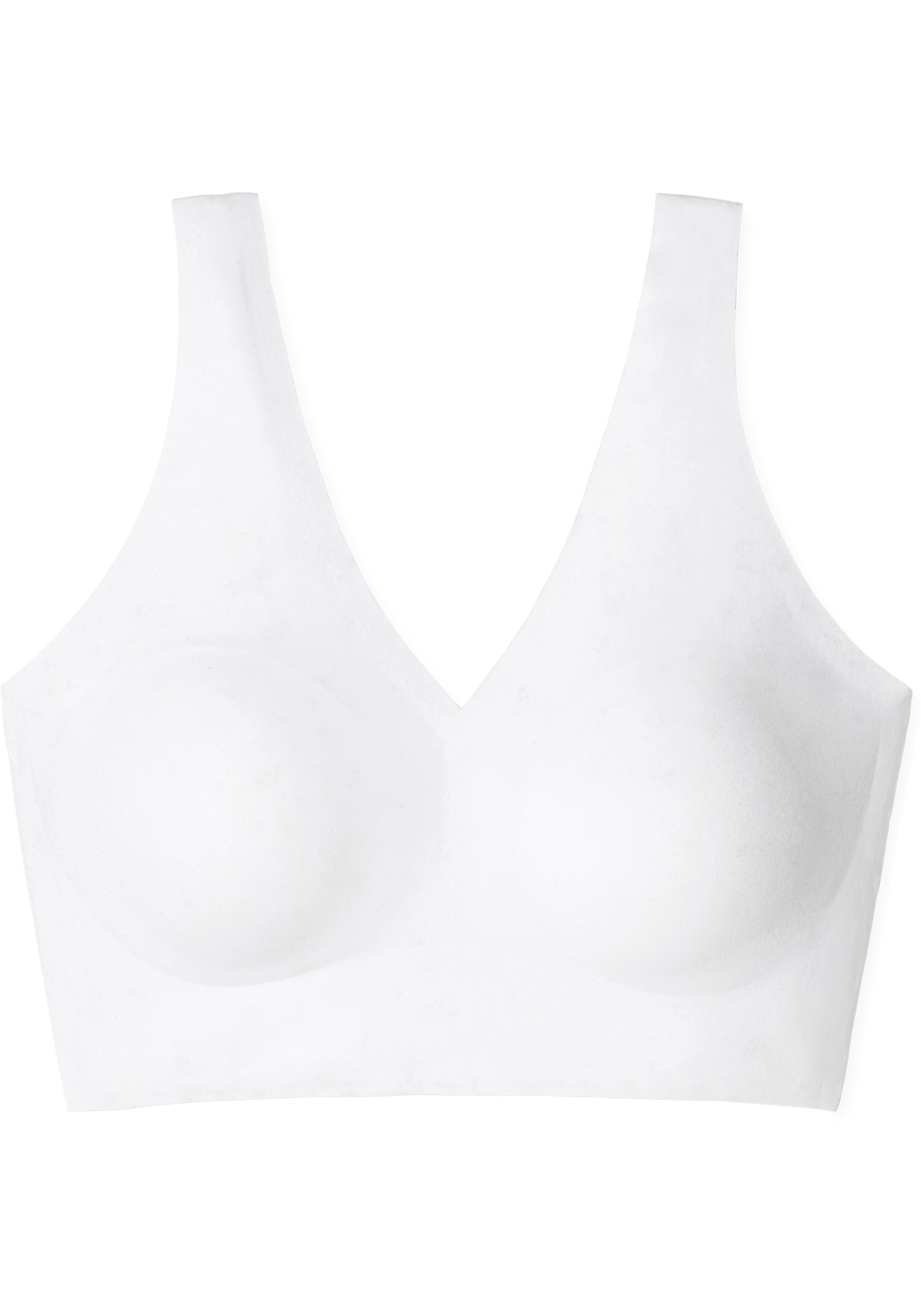 SCHIESSER Invisible Soft dames bralette, met uitneembare cups, wit