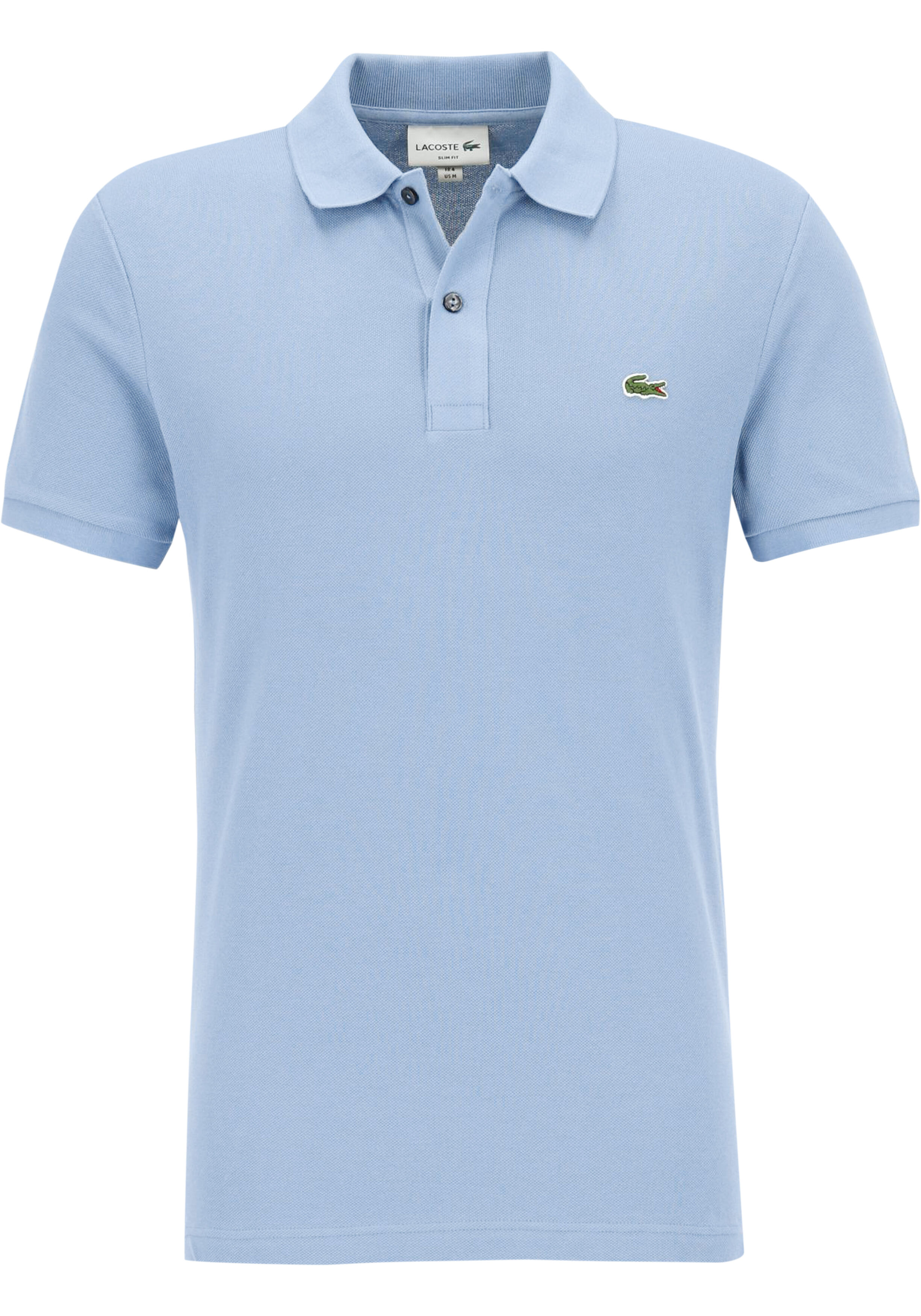 Lacoste Slim Fit polo, licht blauwgrijs