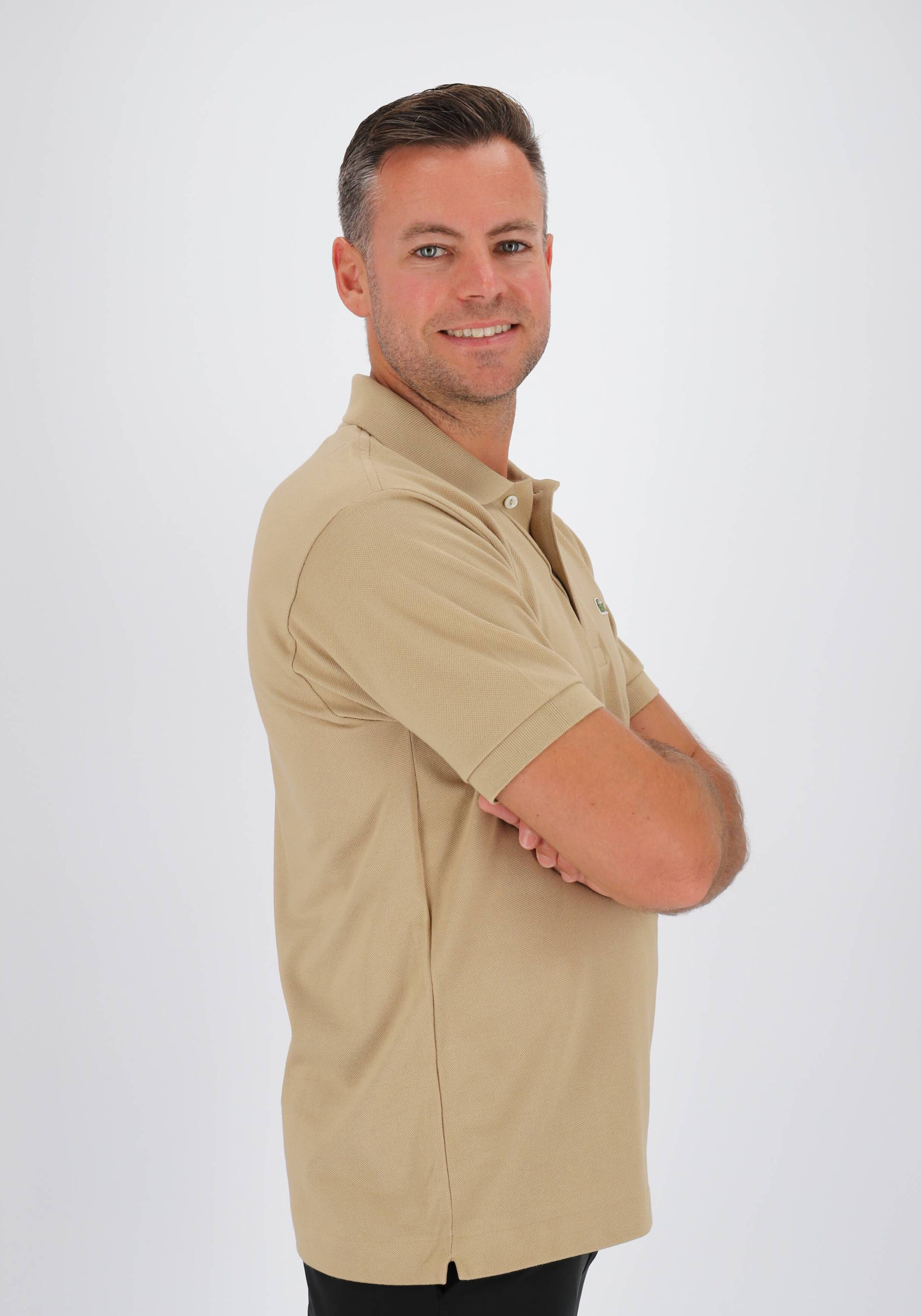 Lacoste Classic Fit polo, beige