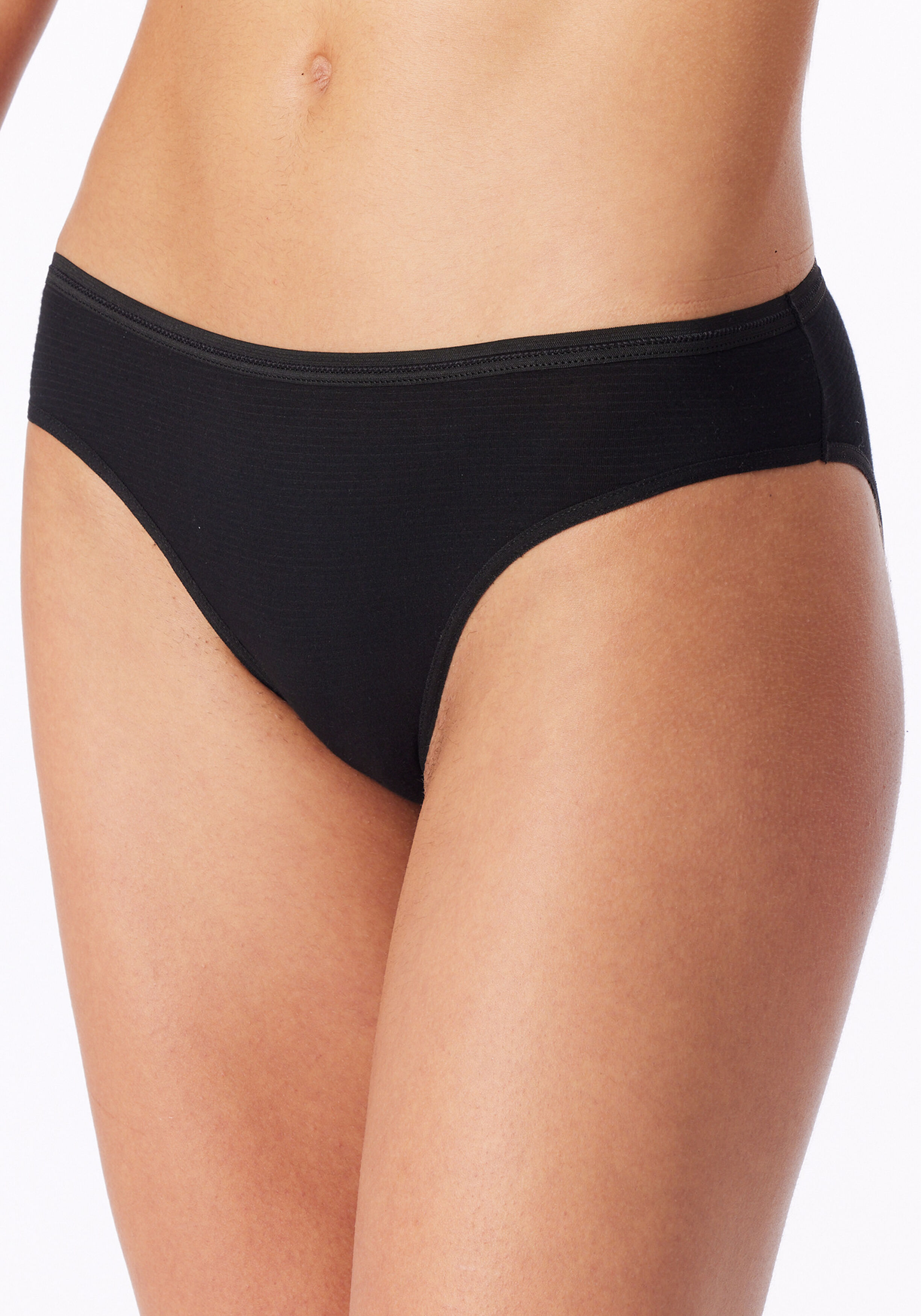 SCHIESSER Modal Essentials slip (2-pack), dames tai-slips zwart