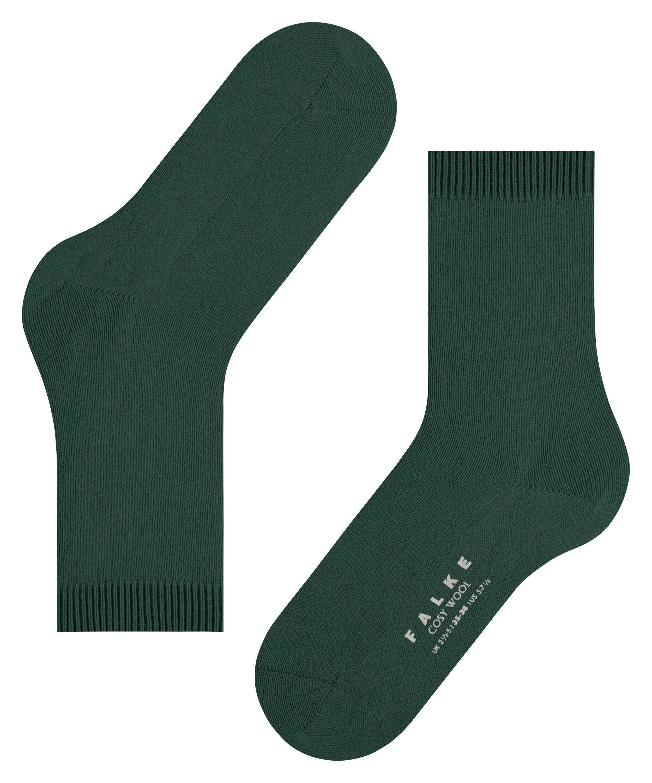 FALKE Cosy Wool damessokken, groen (hunter green)