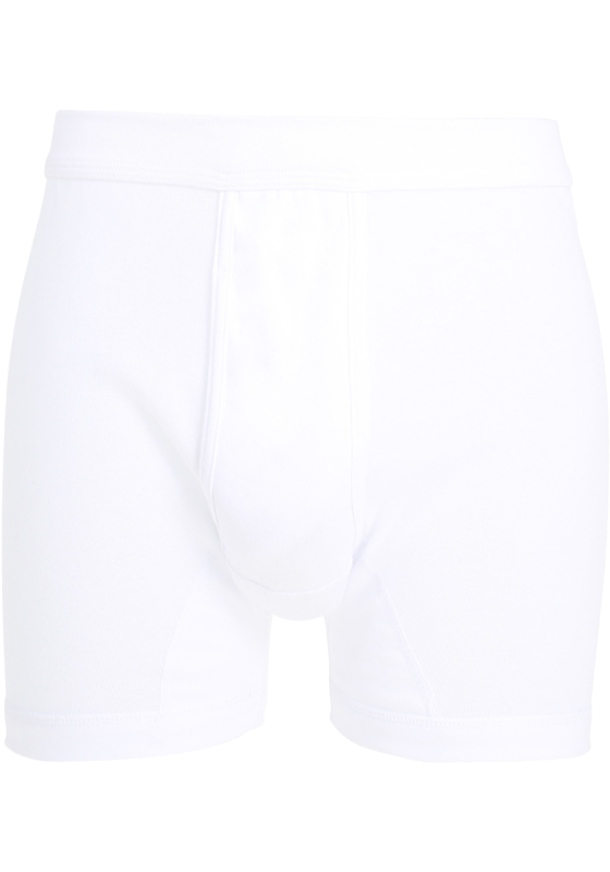Gotzburg heren boxer lang met gulp (1-pack), wit Gotzburg heren boxer lang met gulp (1-pack), wit