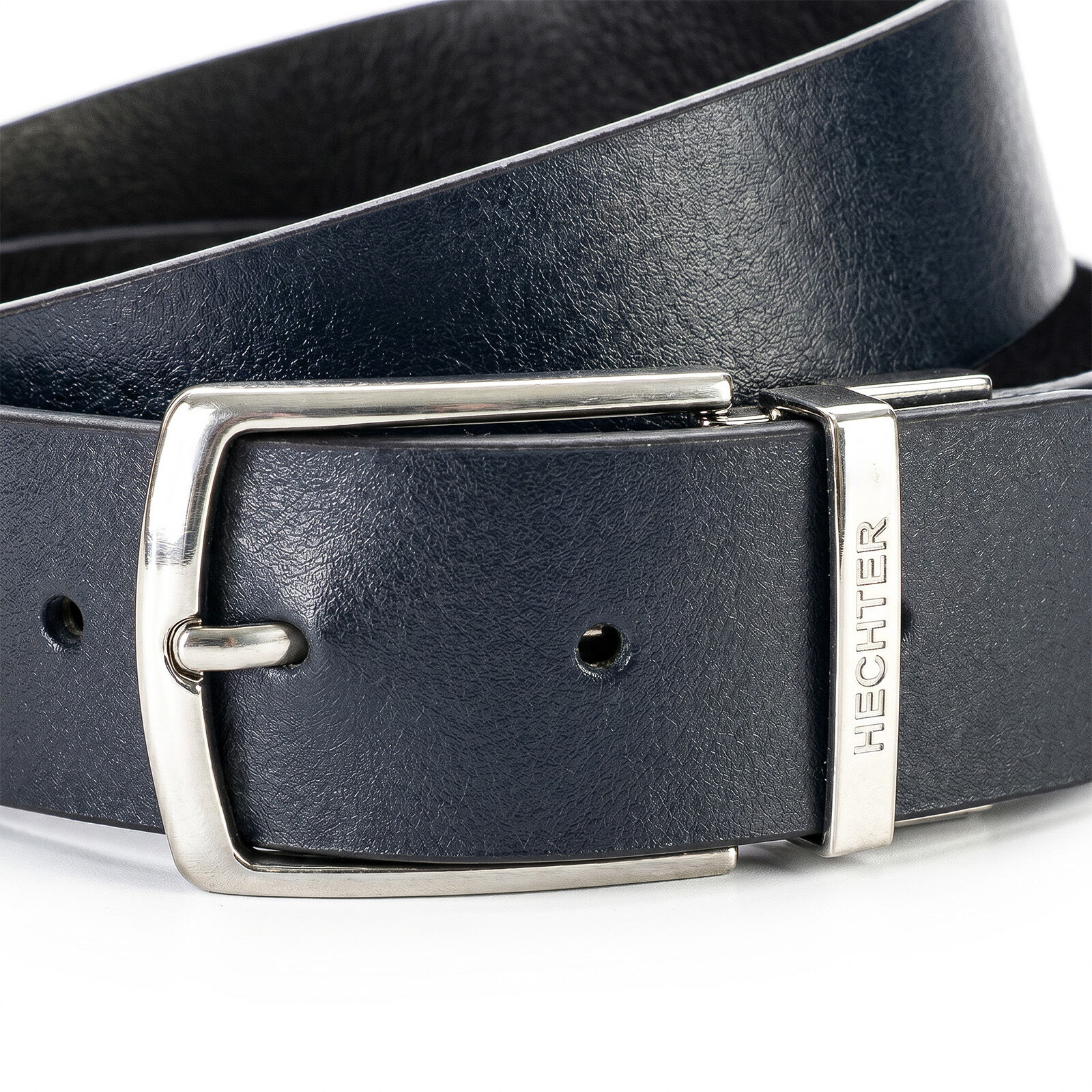 HECHTER leren heren riem, zwart