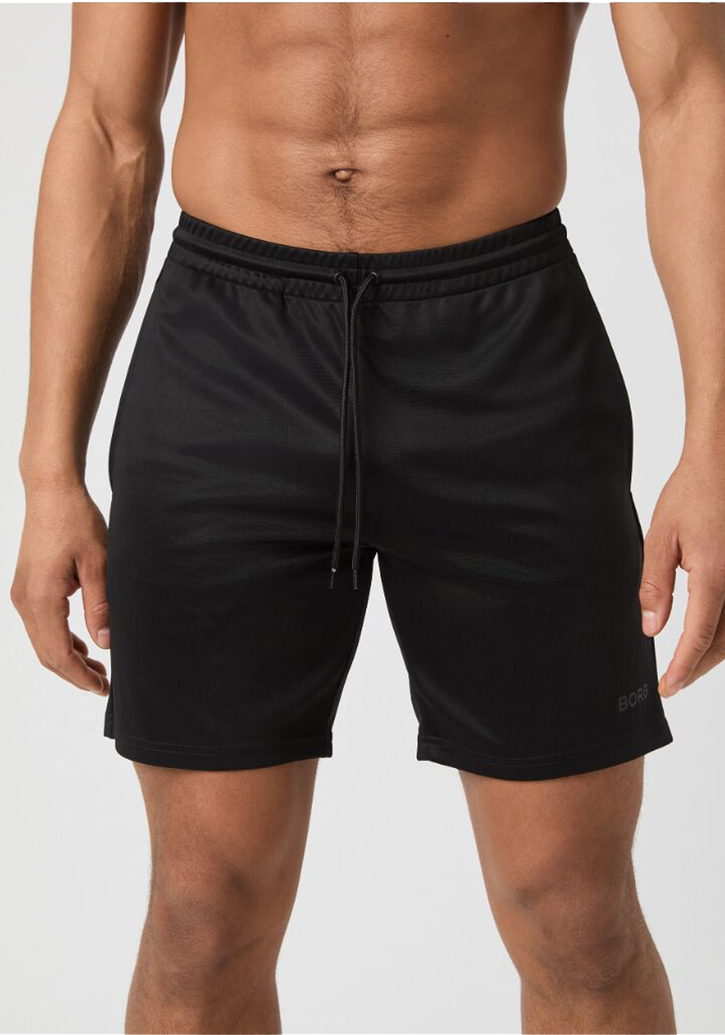 Bjorn Borg Essential Active 8Inch Shorts, heren sportbroek kort, zwart