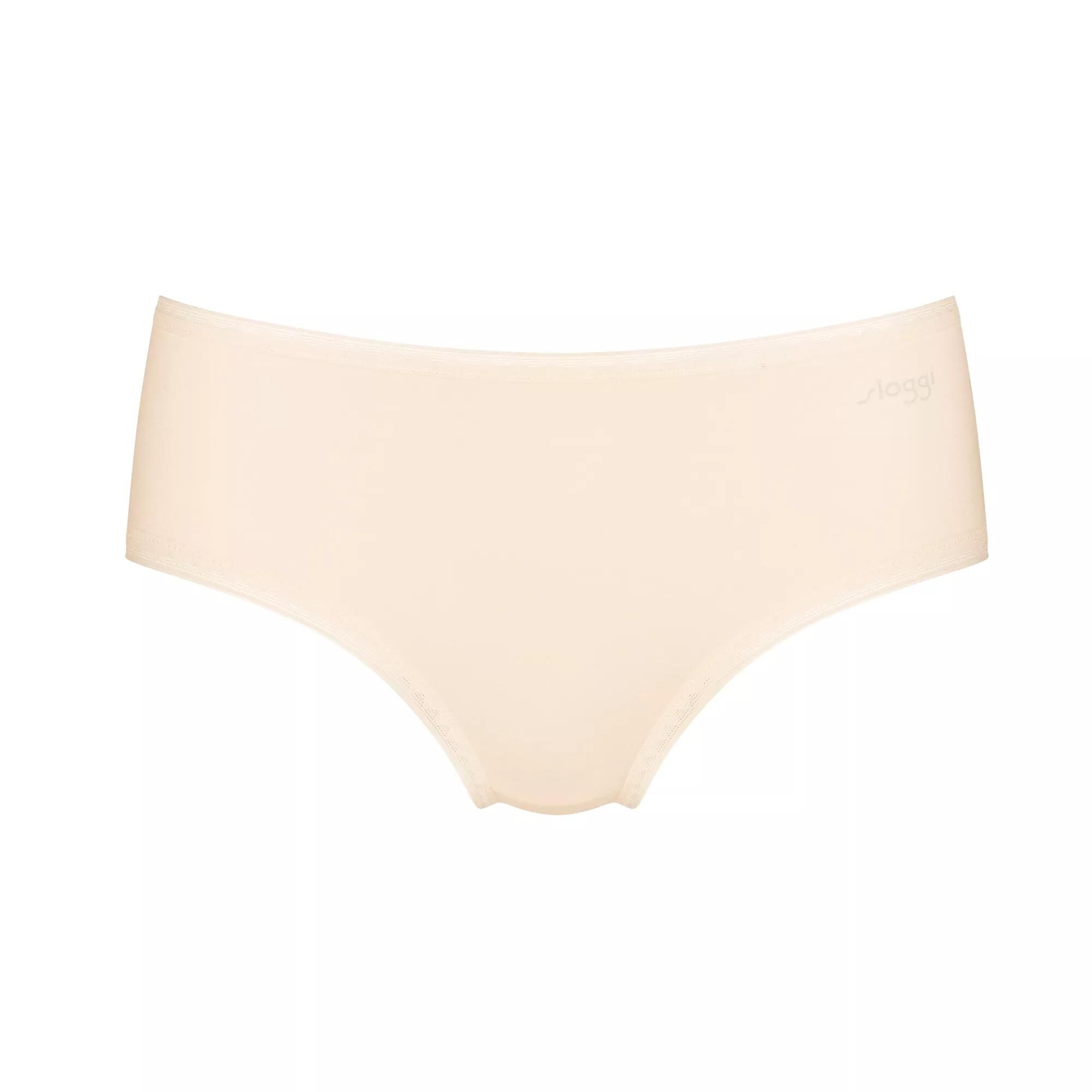 Sloggi Women GO Midi (2-pack), dames slip, beige