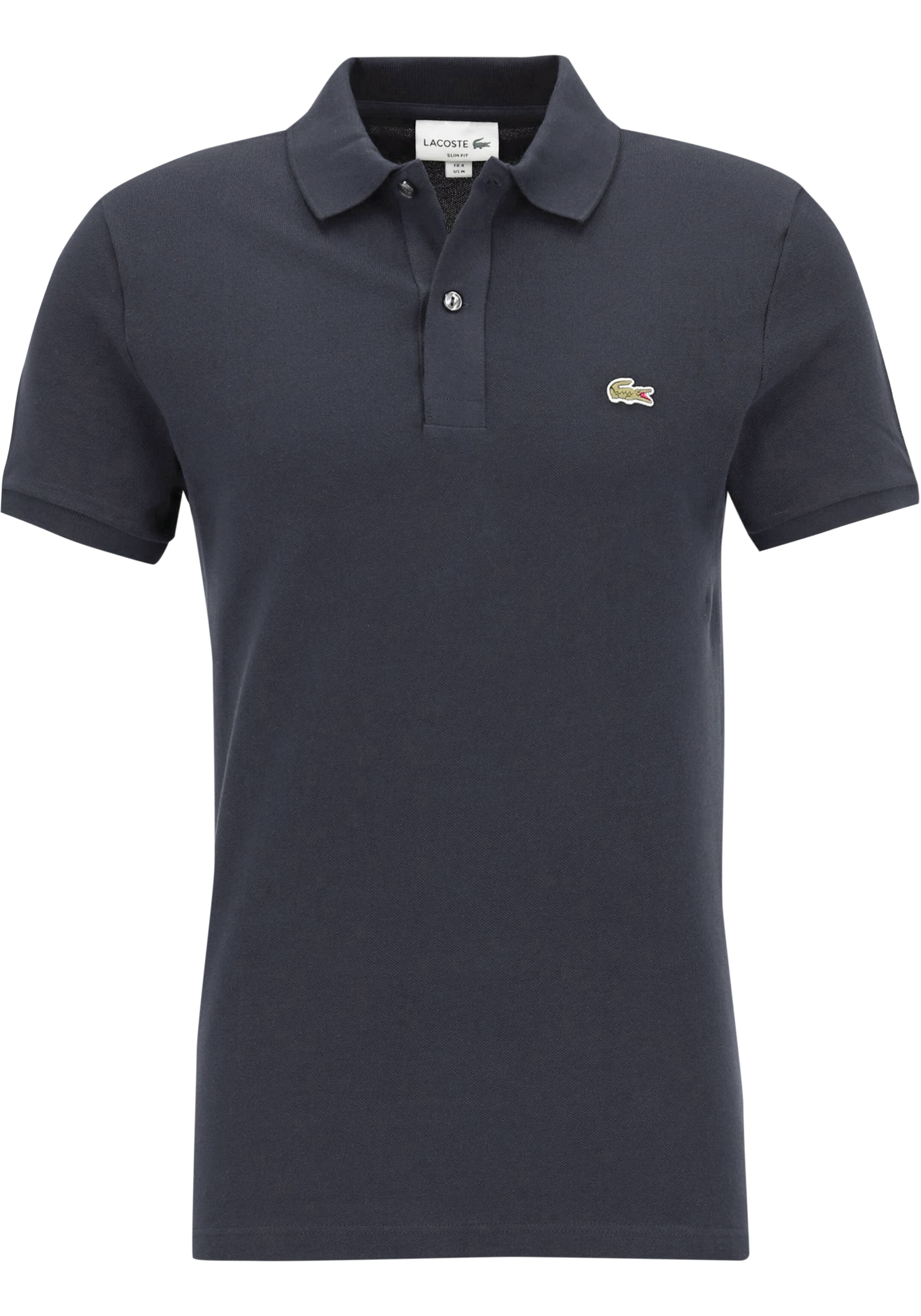 Lacoste Slim Fit polo, grafietgrijs