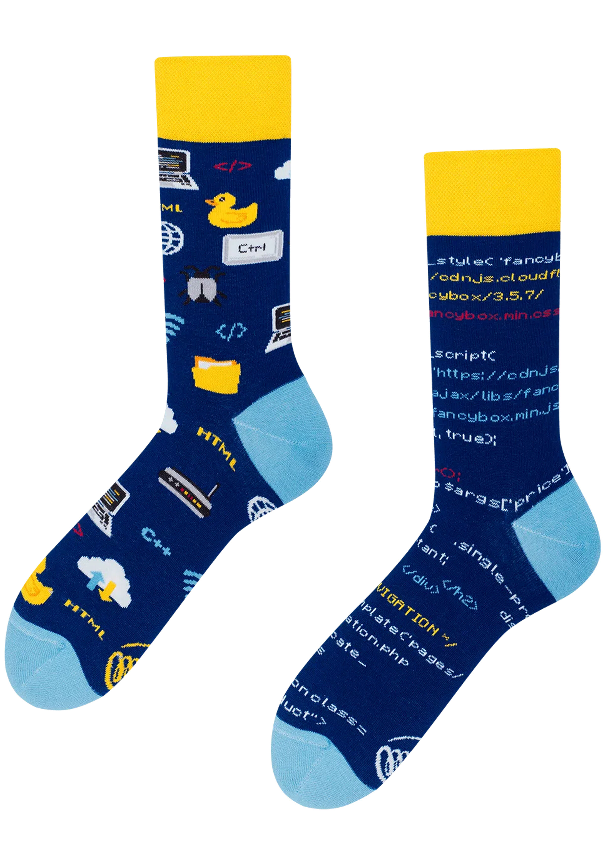 Many Mornings unisex sokken, The Coder