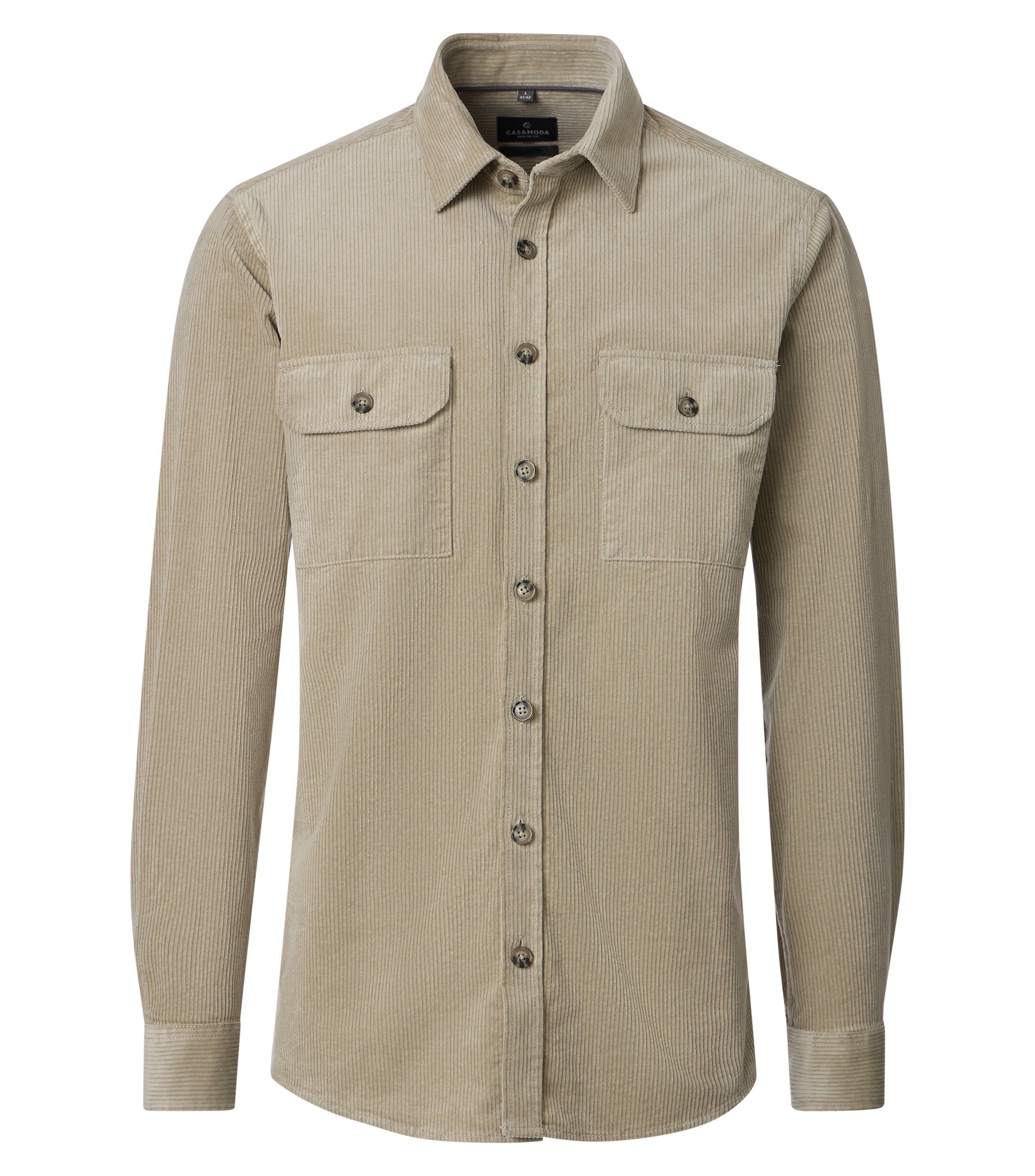 CASA MODA comfort fit overshirt, beige