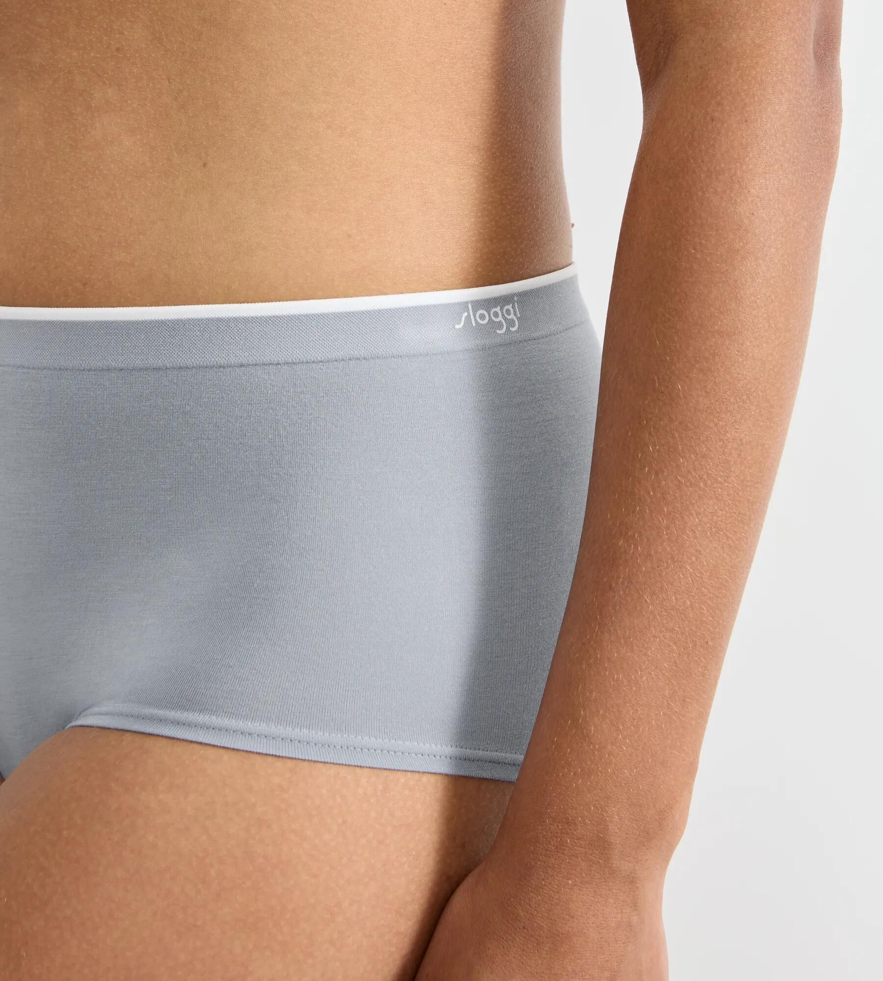 Sloggi Women GO Sense Highwaist (2-pack), dames slip, grijs