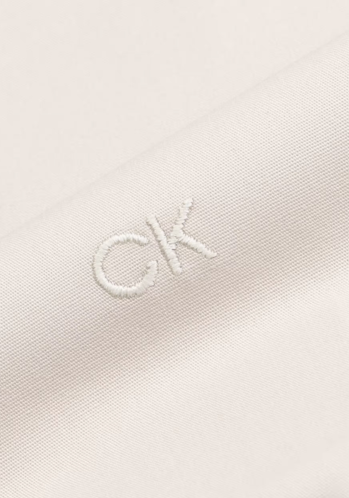 Calvin Klein slim fit overhemd, popeline, beige Calvin Klein slim fit overhemd, popeline, beige