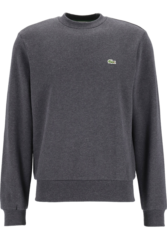 Lacoste heren sweatshirt, antraciet grijs Lacoste heren sweatshirt, antraciet grijs