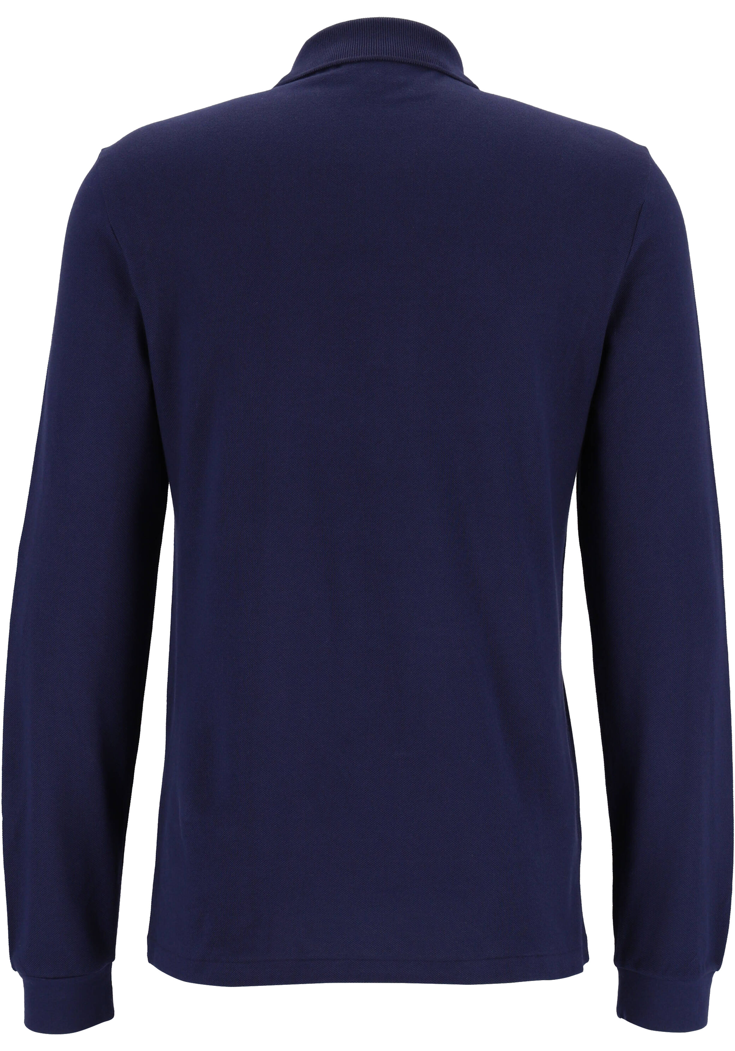 Lacoste Classic Fit polo lange mouw, navy blauw