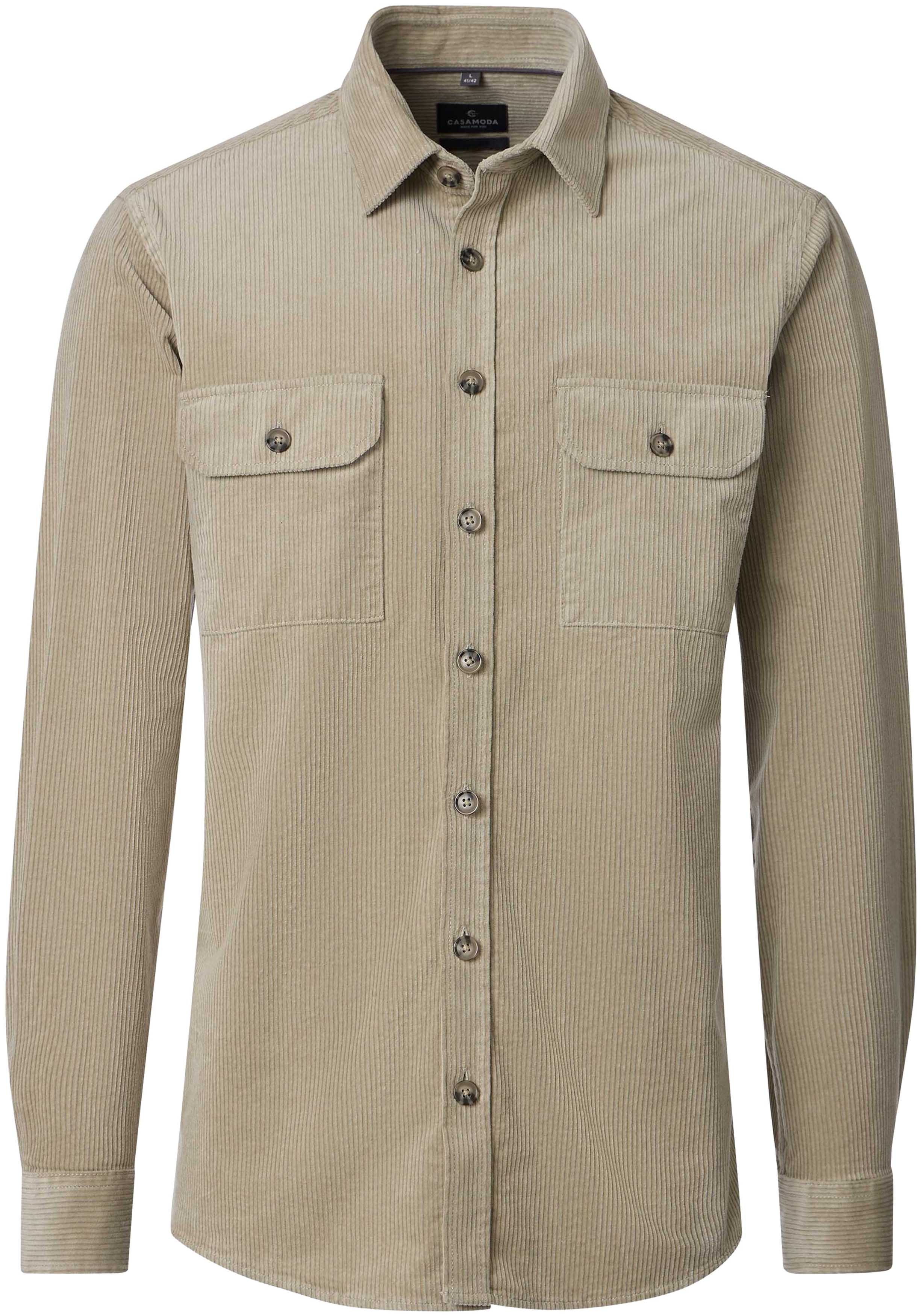 CASA MODA comfort fit overshirt, beige
