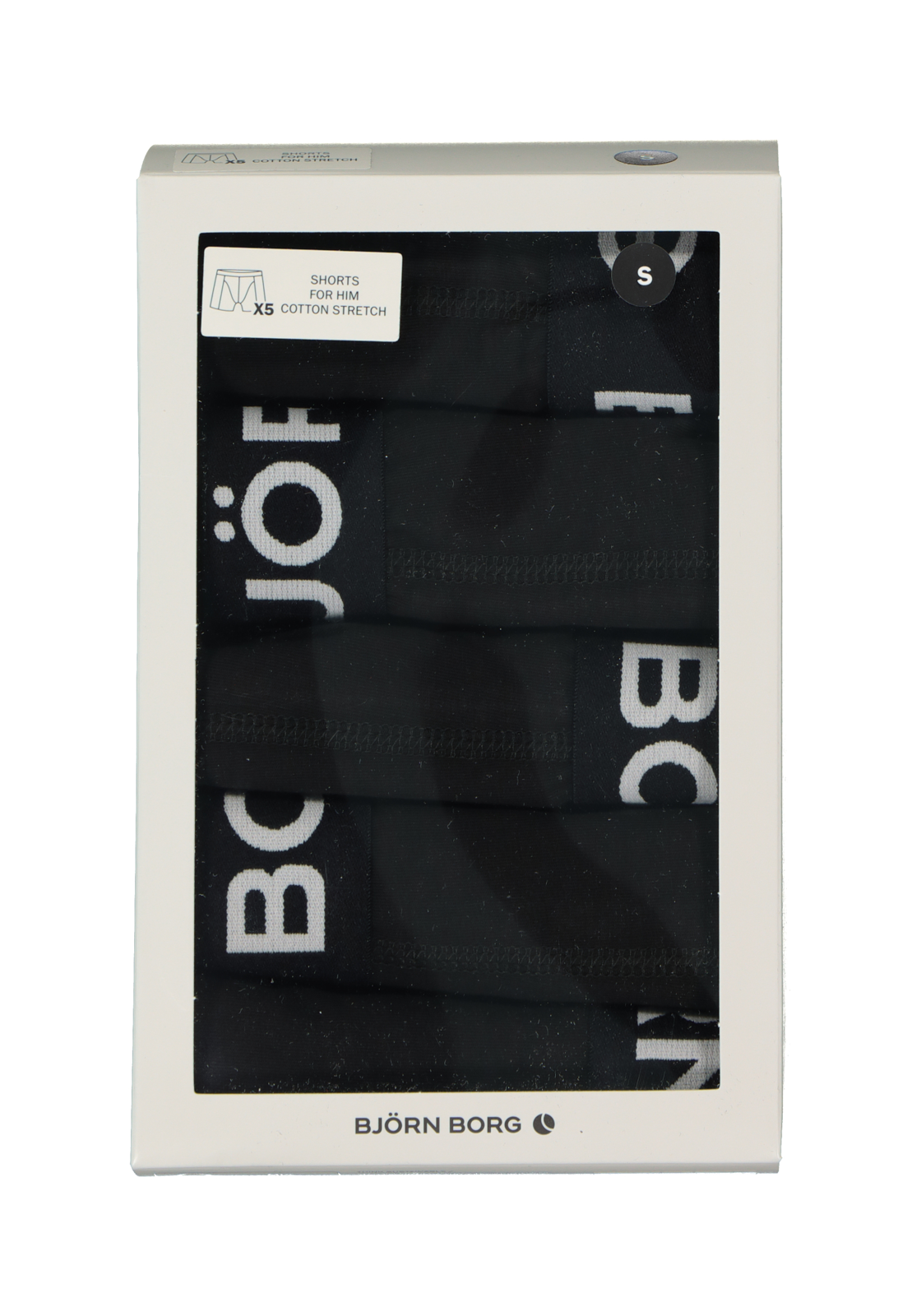 Bjorn Borg boxershorts Essential (5-pack), heren boxers normale lengte, zwart Bjorn Borg boxershorts Essential (5-pack), heren boxers normale lengte, zwart