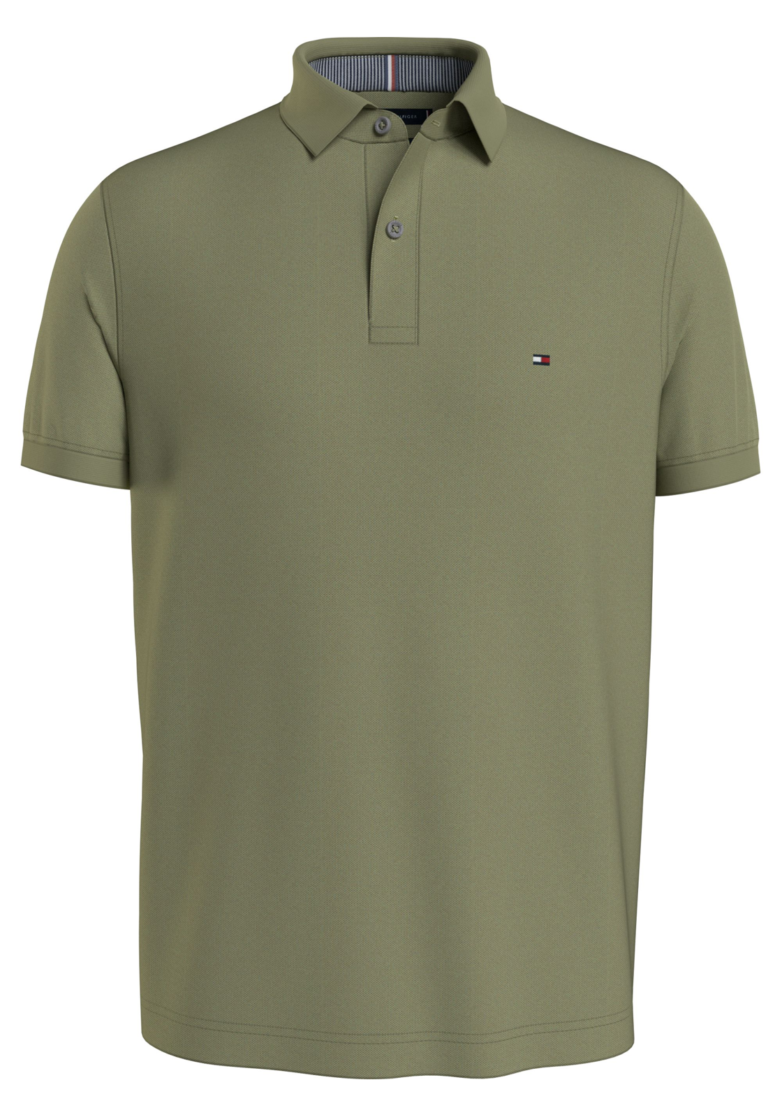 image_2_MW0MW36066L9F_F_C4101wid2000amphei2000ampop_usm1710 Tommy Hilfiger 1985 Regular Polo, heren poloshirt, licht olijfgroen
