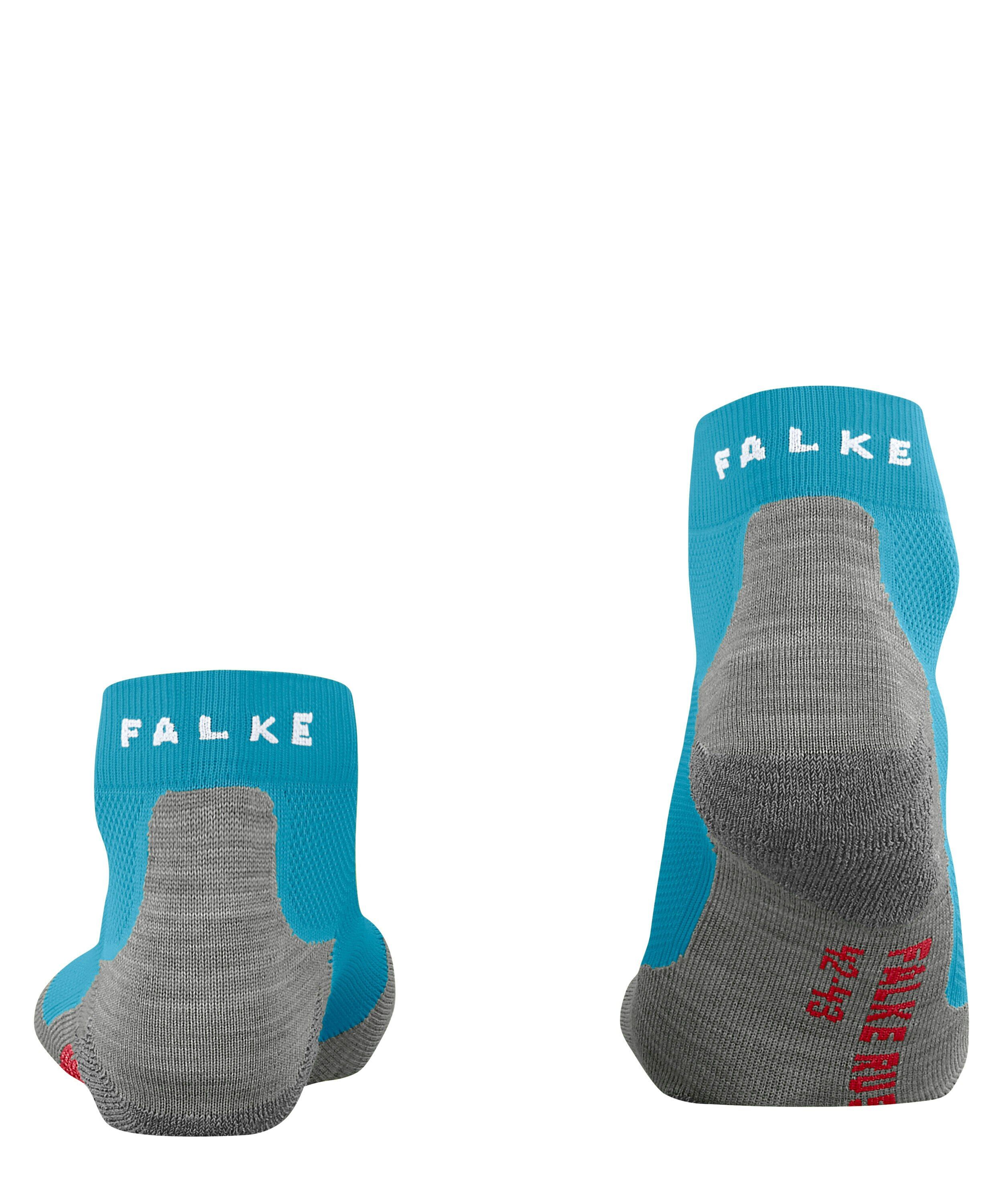FALKE RU5 Race Short heren running sokken kort, turquoise (turquoise)
