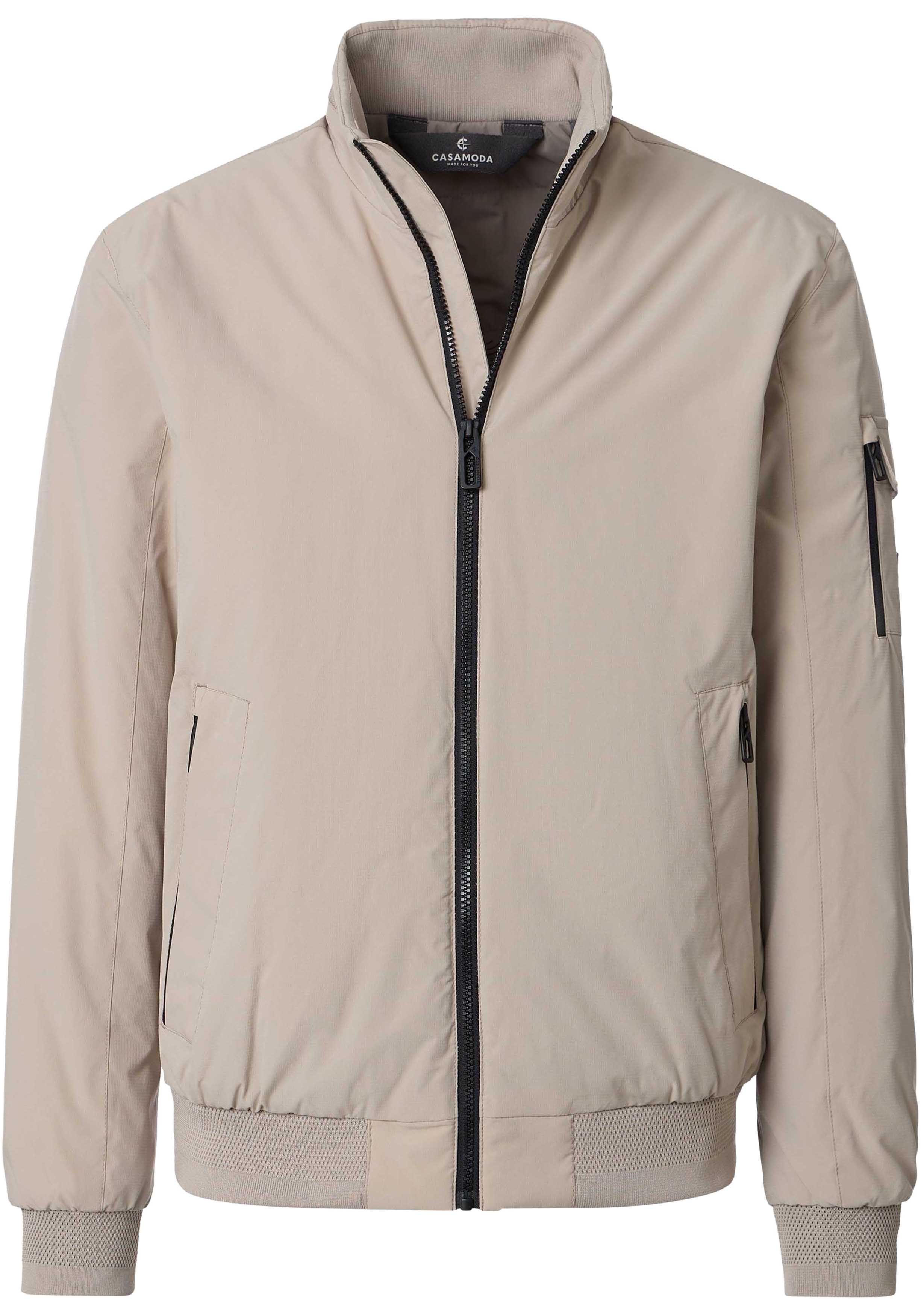 CASA MODA comfort fit tussenjas, beige, zwart