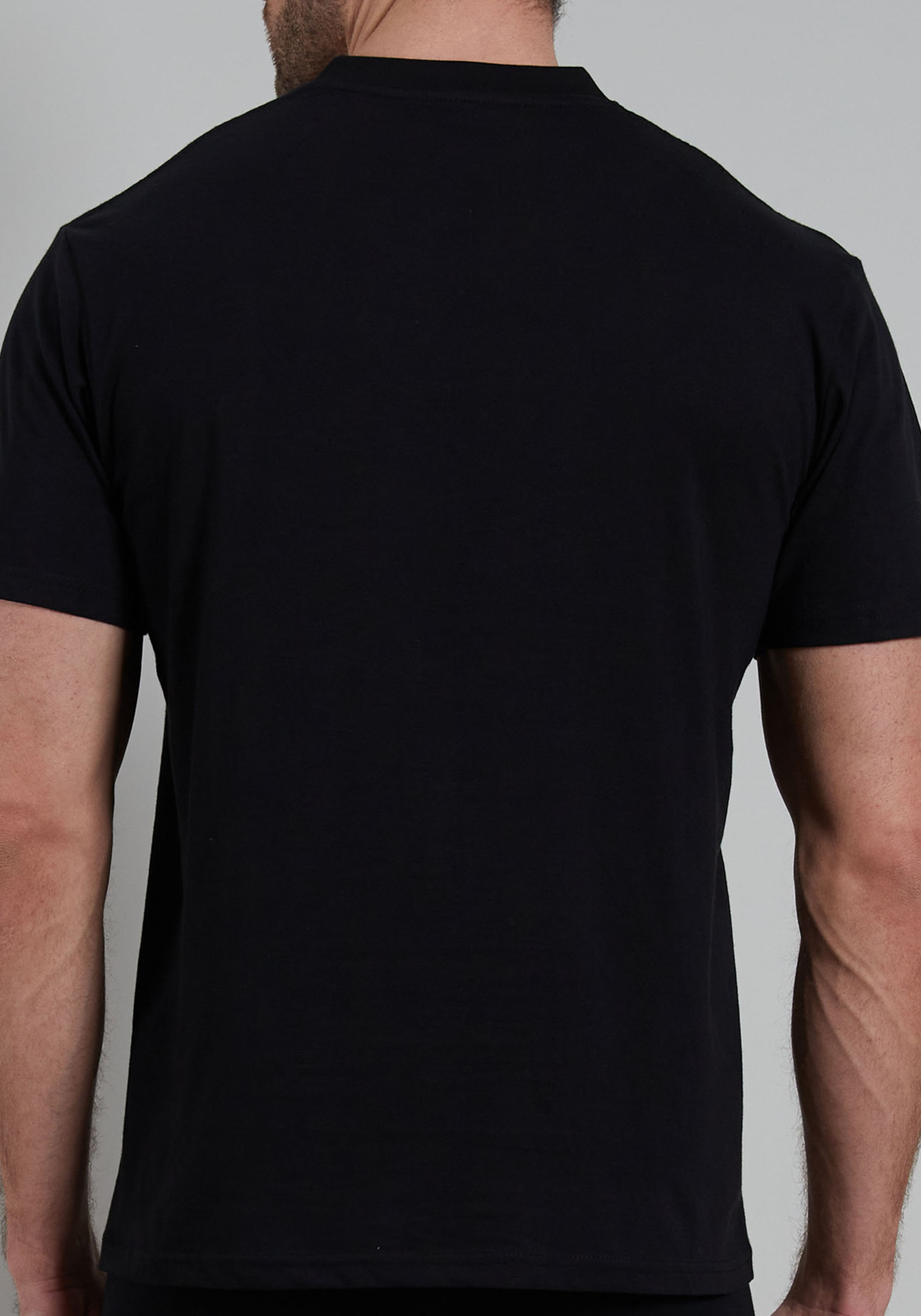 Gotzburg heren T-shirts regular fit V-hals (2-pack), zwart Gotzburg heren T-shirts regular fit V-hals (2-pack), zwart