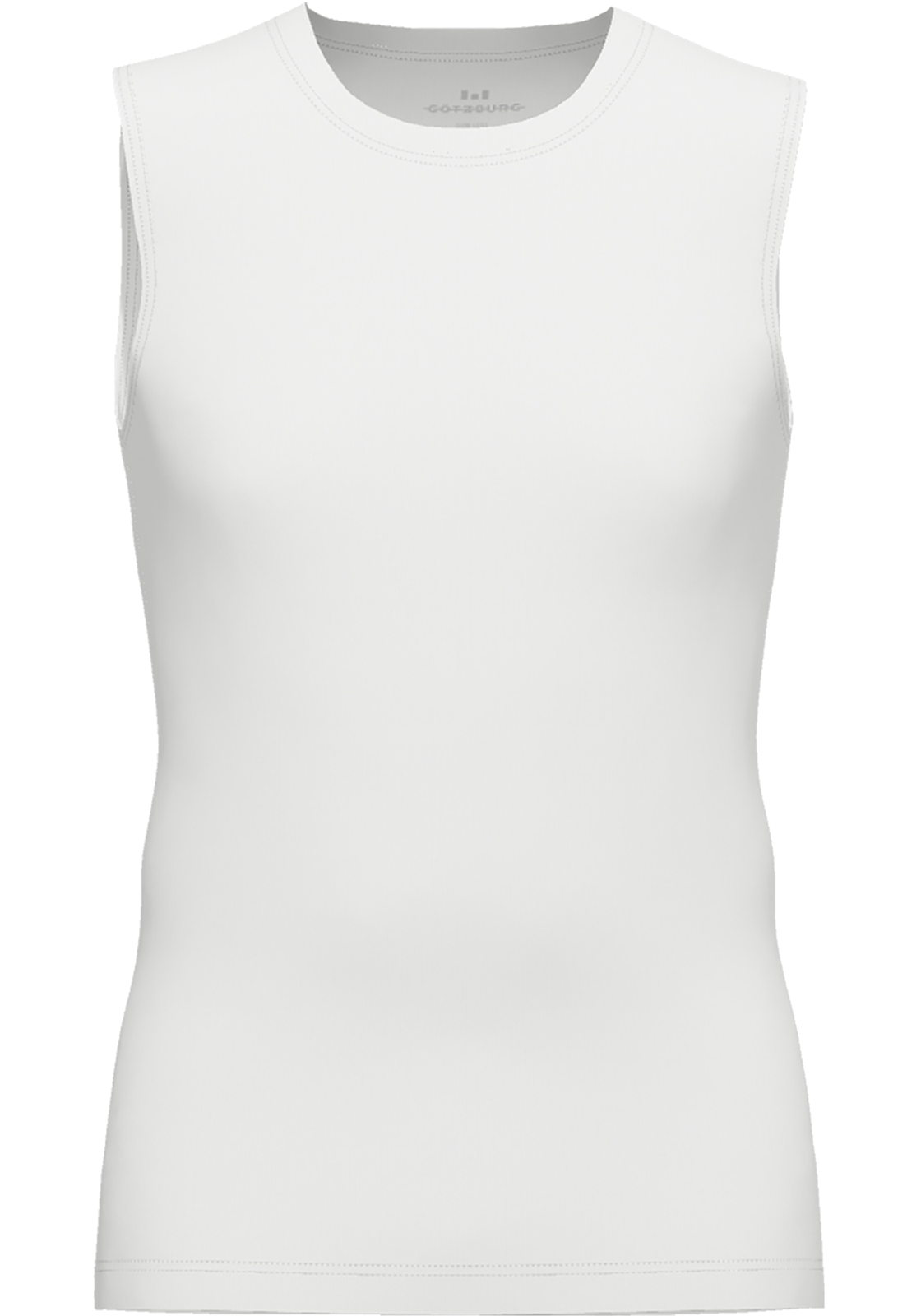 Gotzburg heren singlet O-hals (1-pack), wit Gotzburg heren singlet O-hals (1-pack), wit