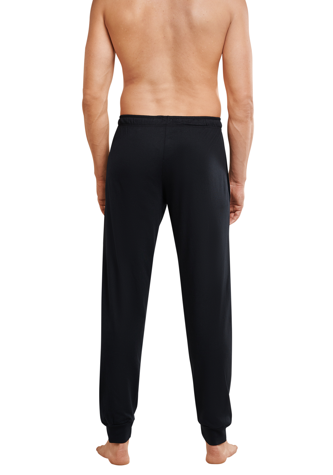 4-4007065359186-schiesser-mixrelax-loungebroek_HR SCHIESSER Mix+Relax lounge broek, lange pijpen met boord, dun, zwart