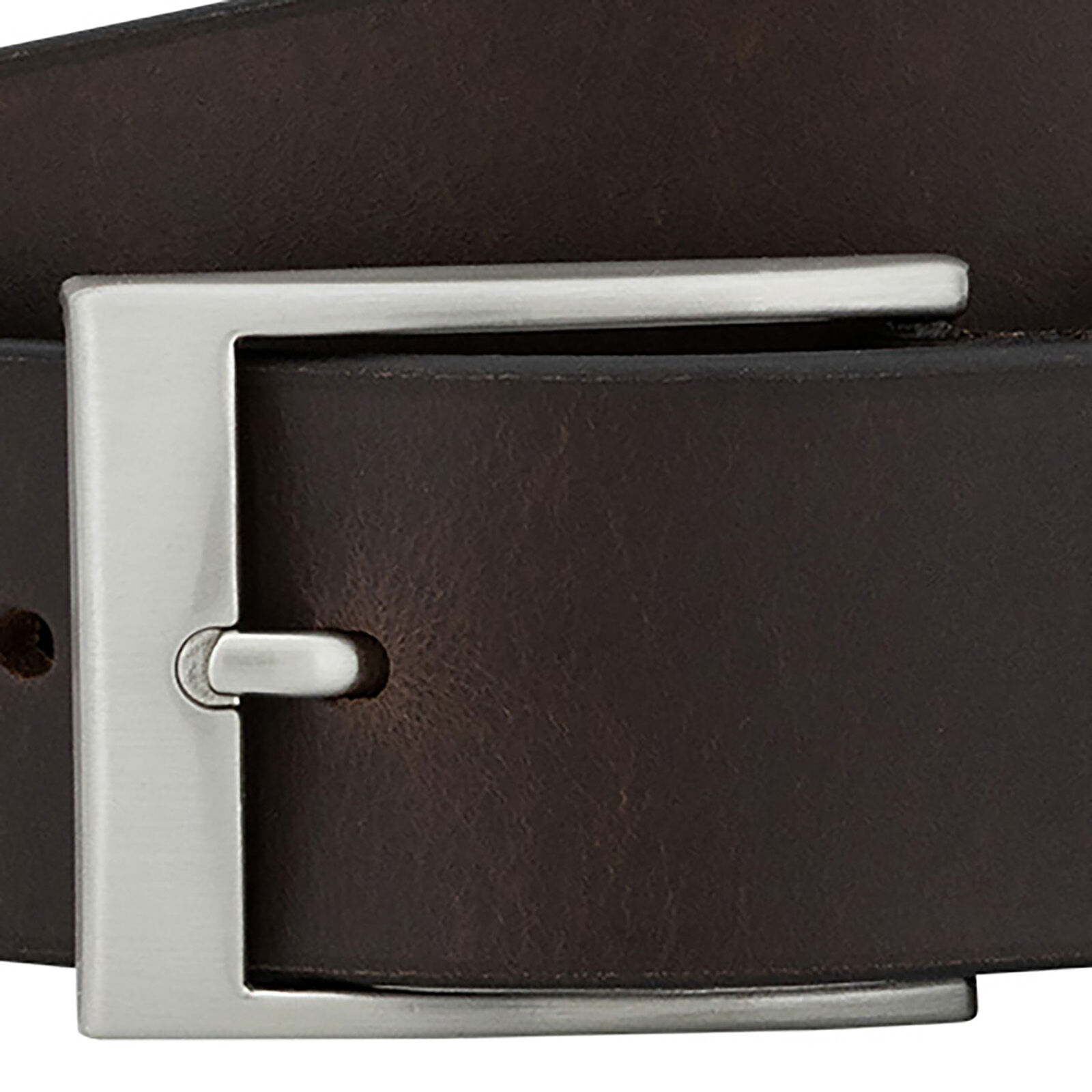 LINDENMANN leren heren riem, bruin