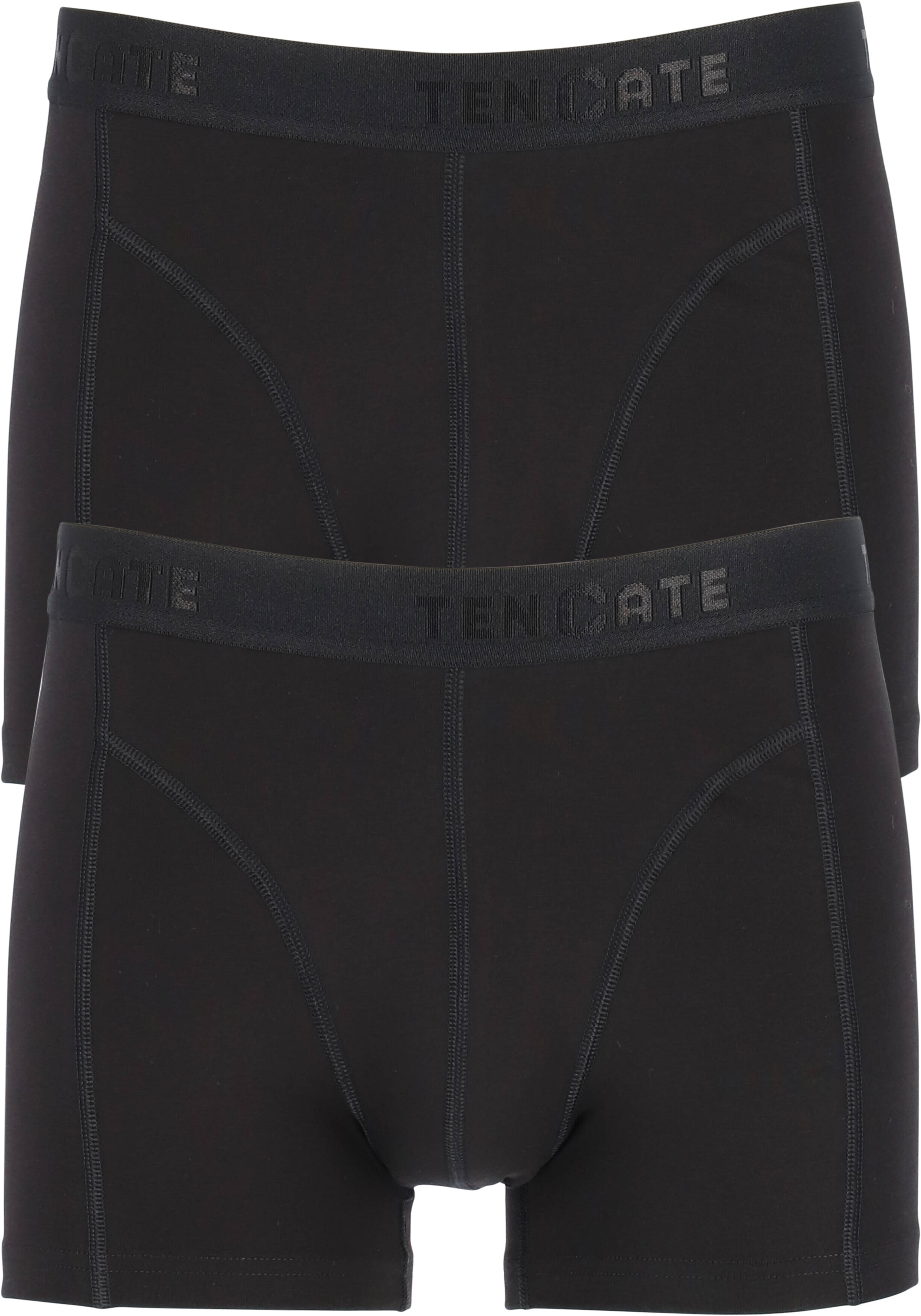 TEN CATE Basics men shorty (2-pack), heren boxers kort, zwart