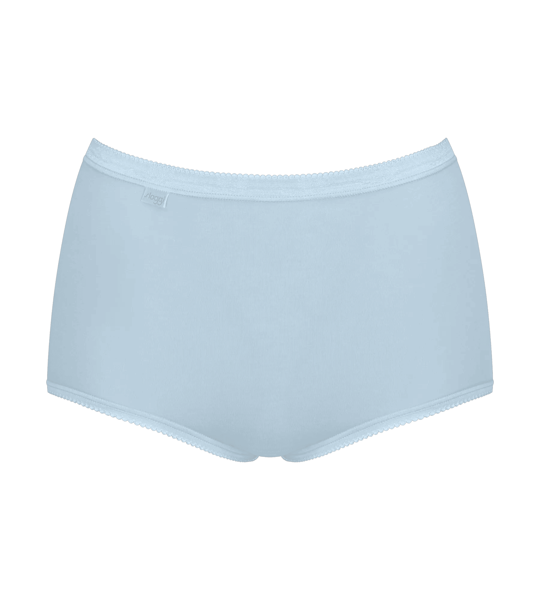 Sloggi Women Basic+ Maxi (4-pack), dames slip, wit, lichtblauw, lichtgroen en grijs