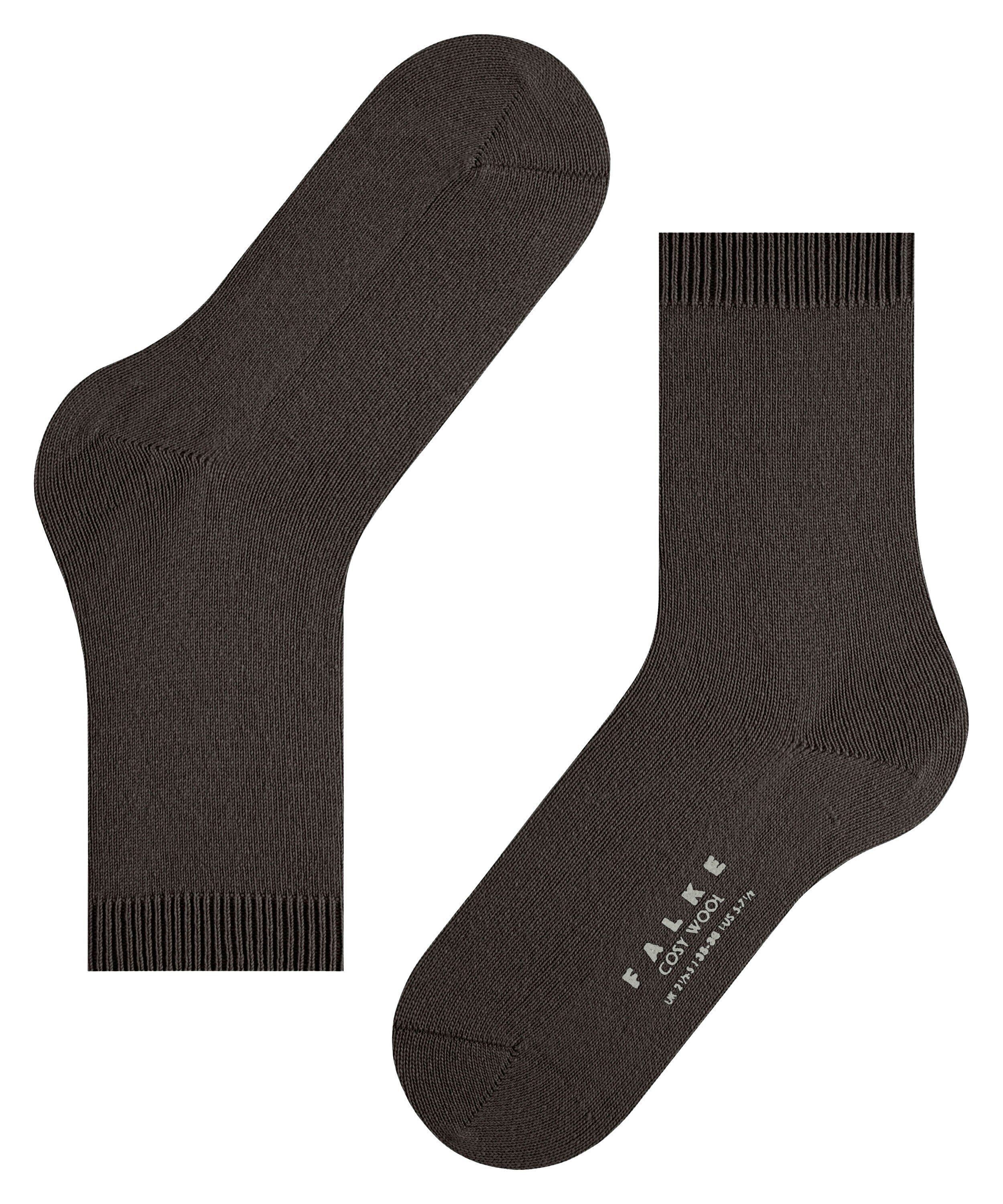 FALKE Cosy Wool damessokken, bruin (dark brown)