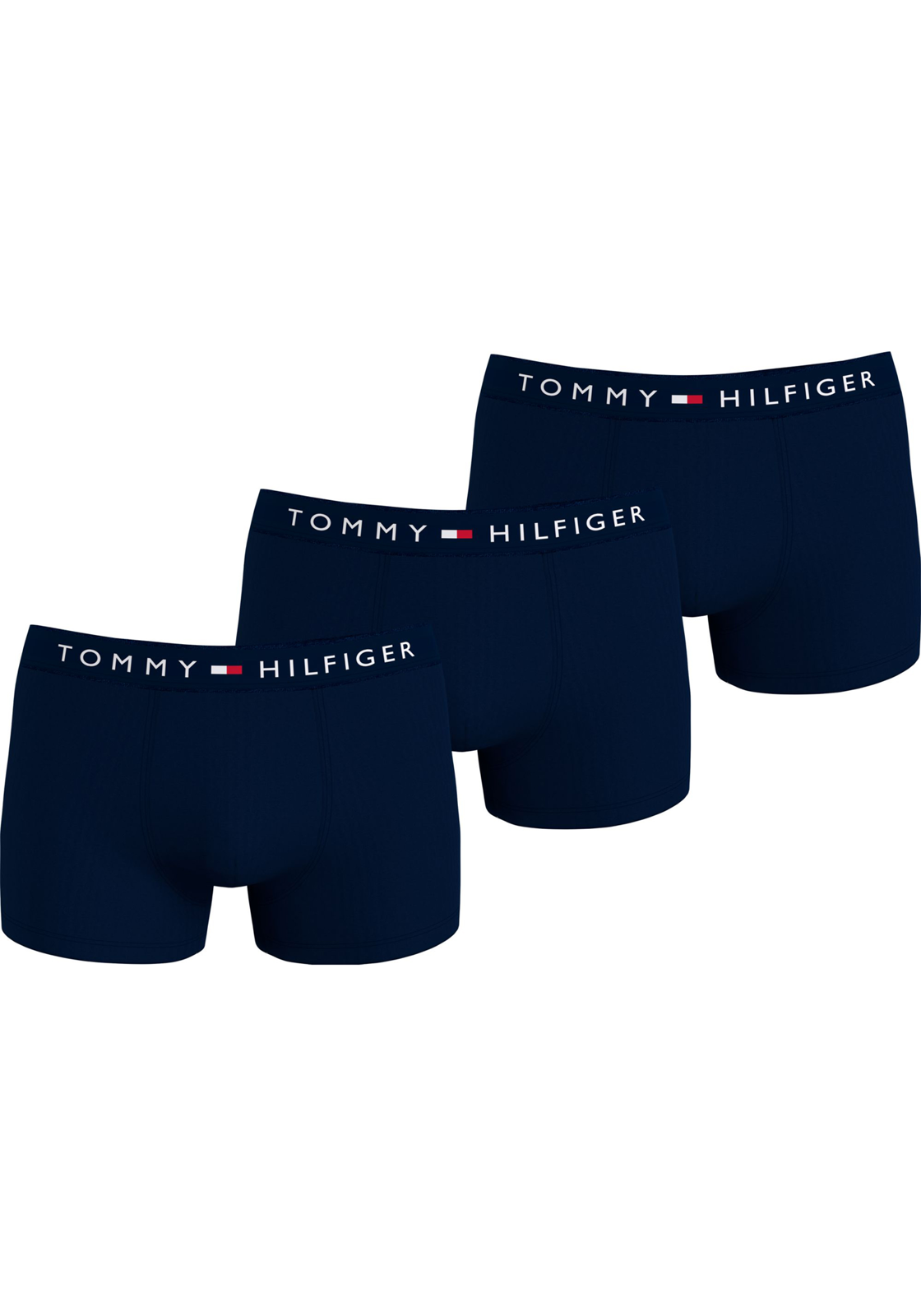1-8720646355754-tommy_hilfiger-ondergoed_HR Tommy Hilfiger trunk (3-pack), heren boxers normale lengte, blauw