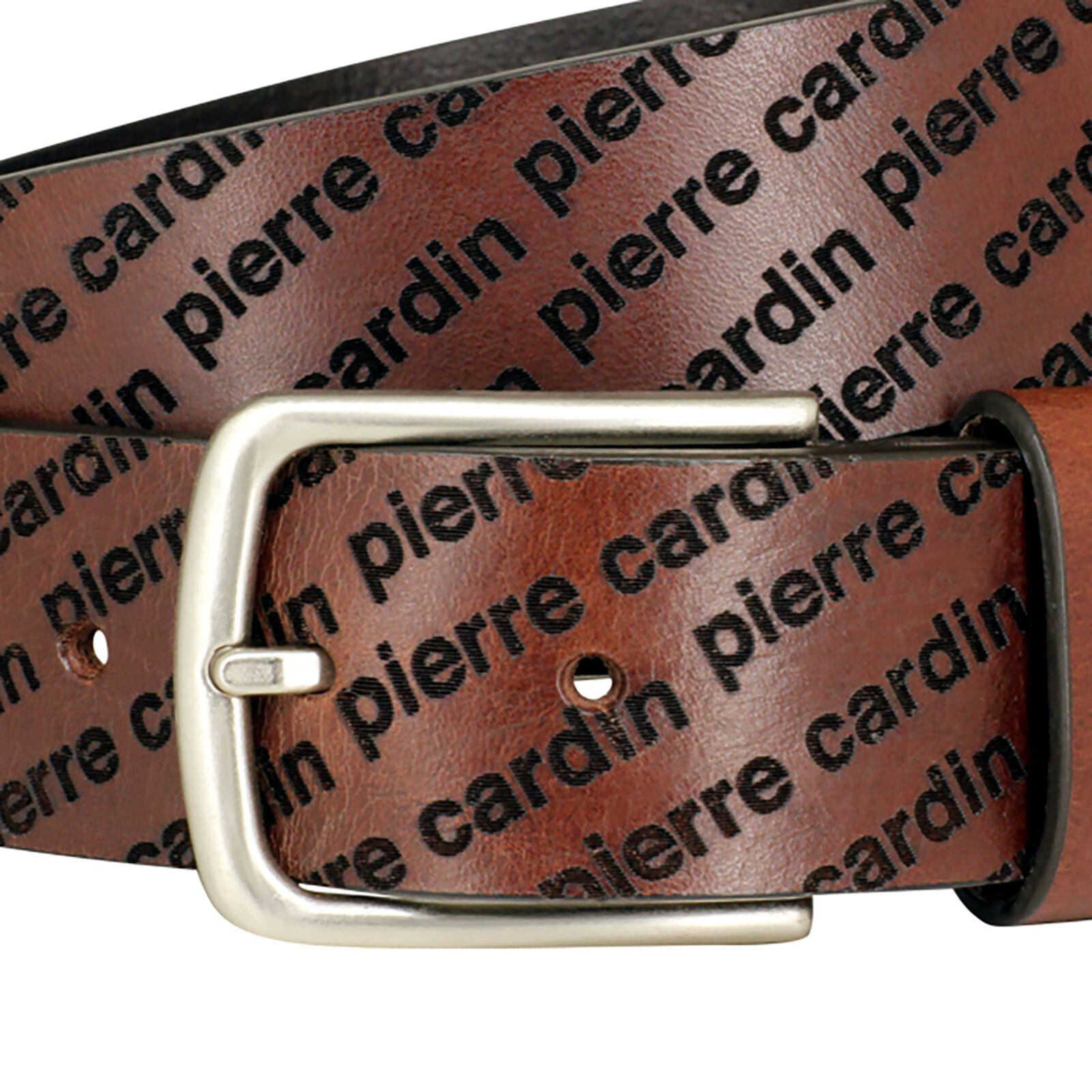 PIERRE CARDIN leren heren riem, bruin